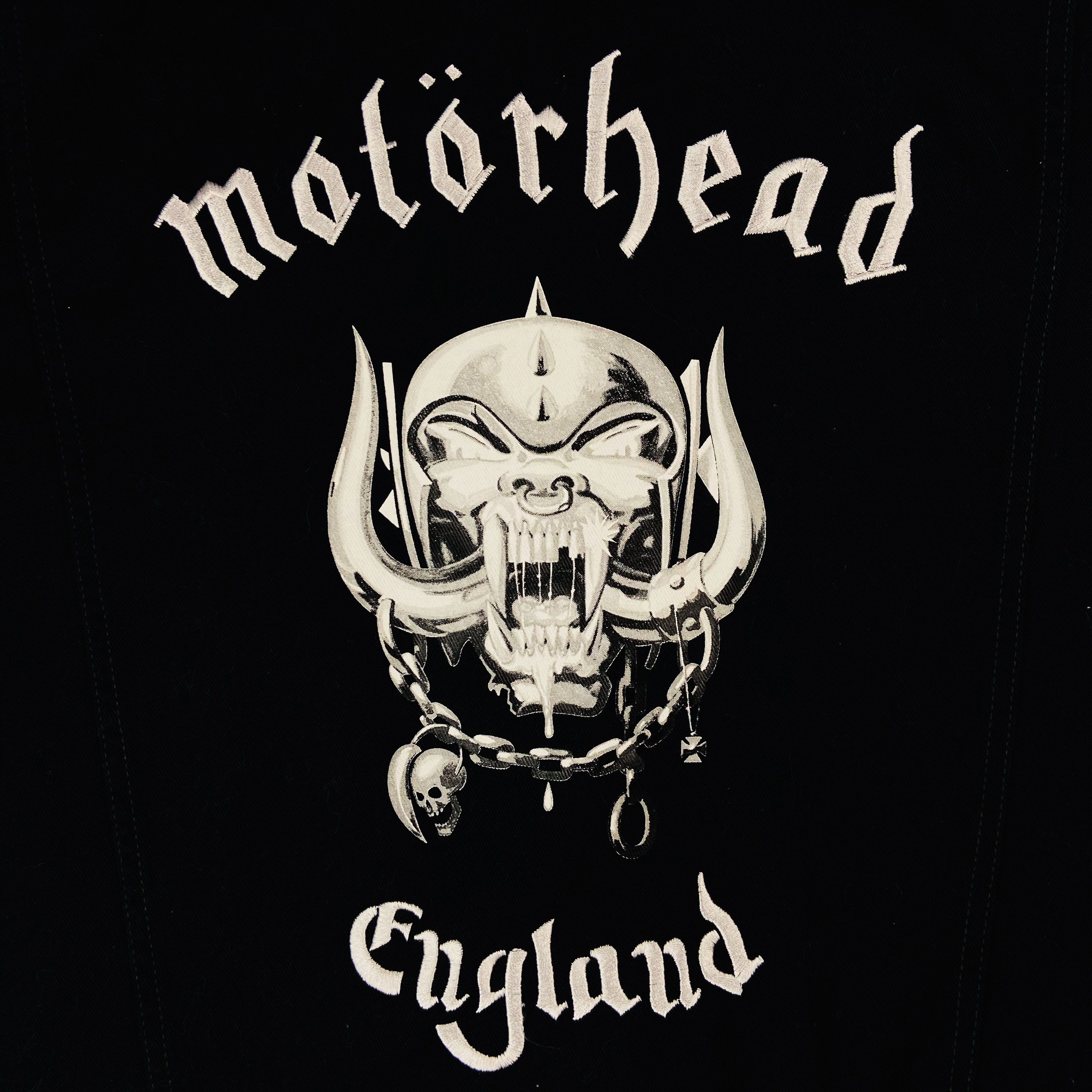 Vintage 2003s MOTORHEAD EXTRA RARE DENIM JACKET - № 2128 Size US L / EU 52-54 / 3 - 7 Thumbnail