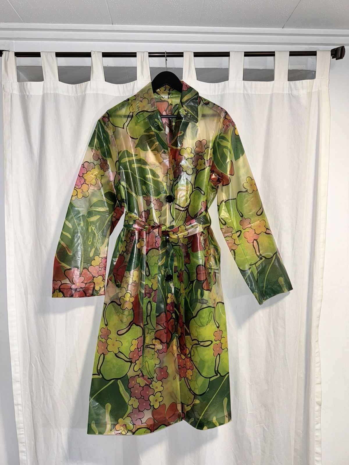 Dries Van Noten DRIES VAN NOTEN Floral PVC Rain Jacket