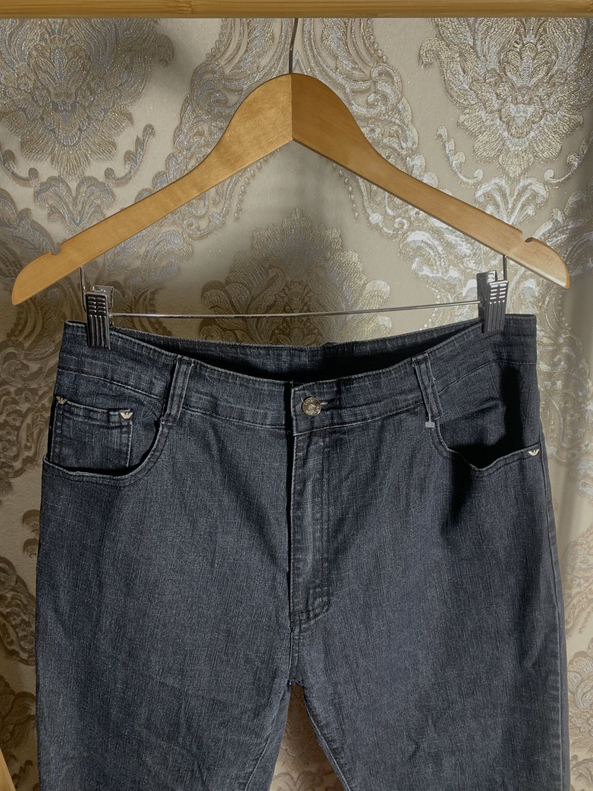 Emporio Armani VINTAGE EMPORIO ARMANI DENIM JEANS ITALIAN DESIGNER Y2K 90s Size US 38 / EU 54 - 3 Thumbnail