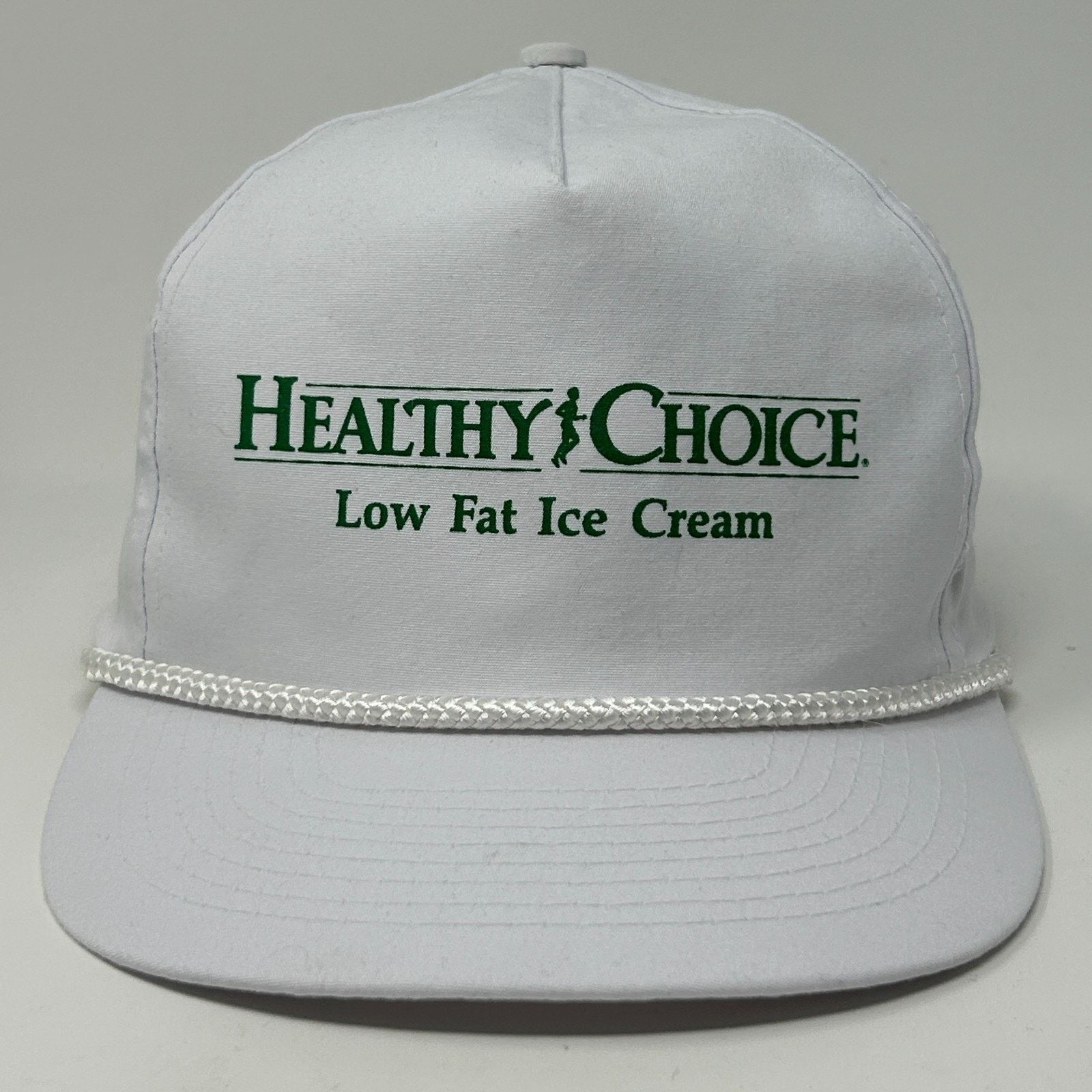 Vintage Vintage 90s Healthy Choice Ice Cream Hat Baseball Cap White Size ONE SIZE - 1 Thumbnail