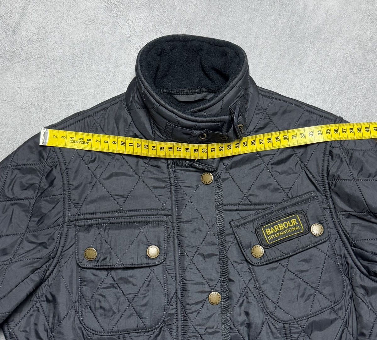 Barbour Barbour International Polarquilt Quilted Jacket Biker Size S / US 4 / IT 40 - 18 Thumbnail