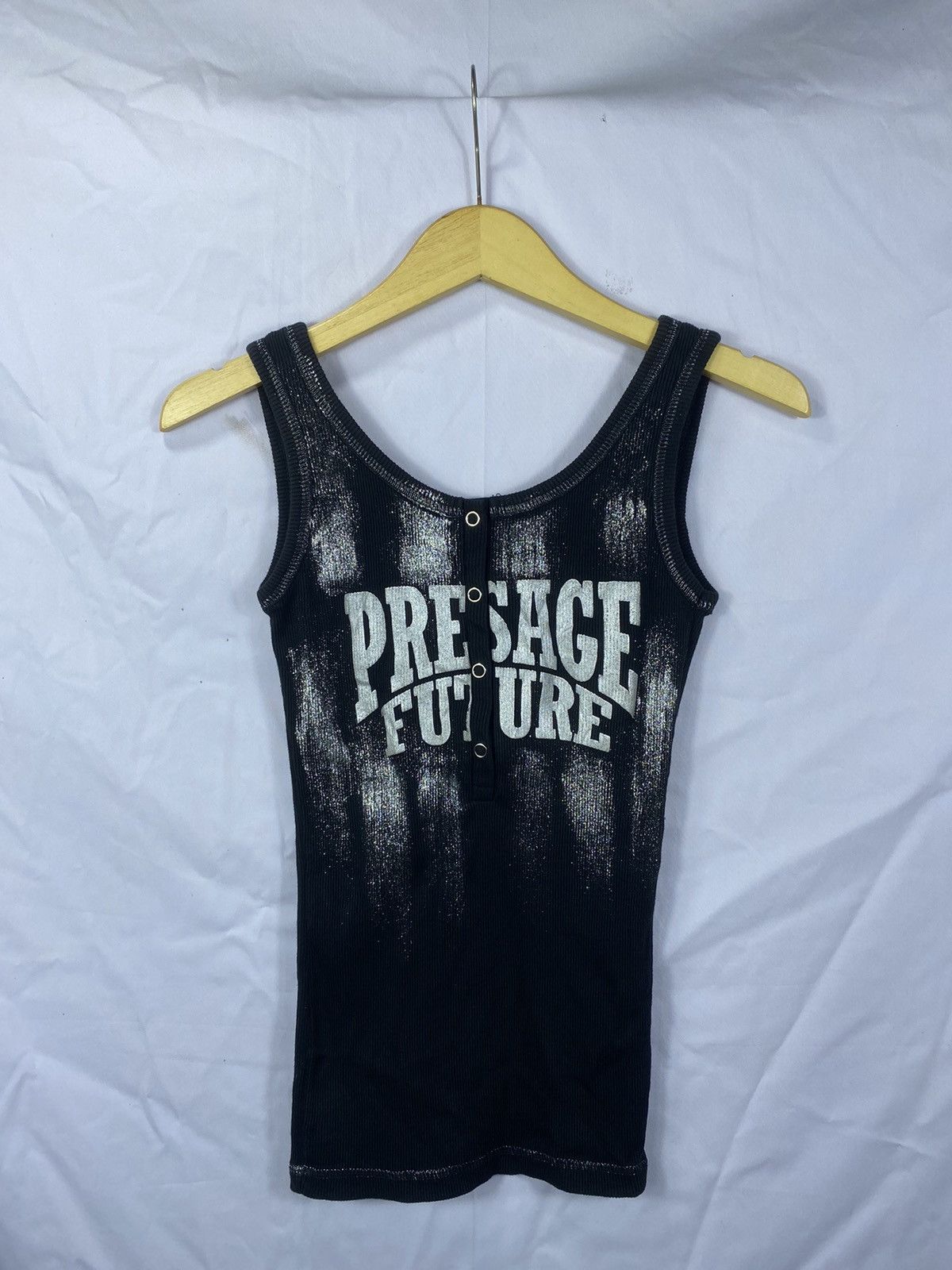 Hysteric Glamour JAPANESE CAROLL POEM PUNK GOTHIC TANK TOP Size M / US 6-8 / IT 42-44 - 1 Thumbnail