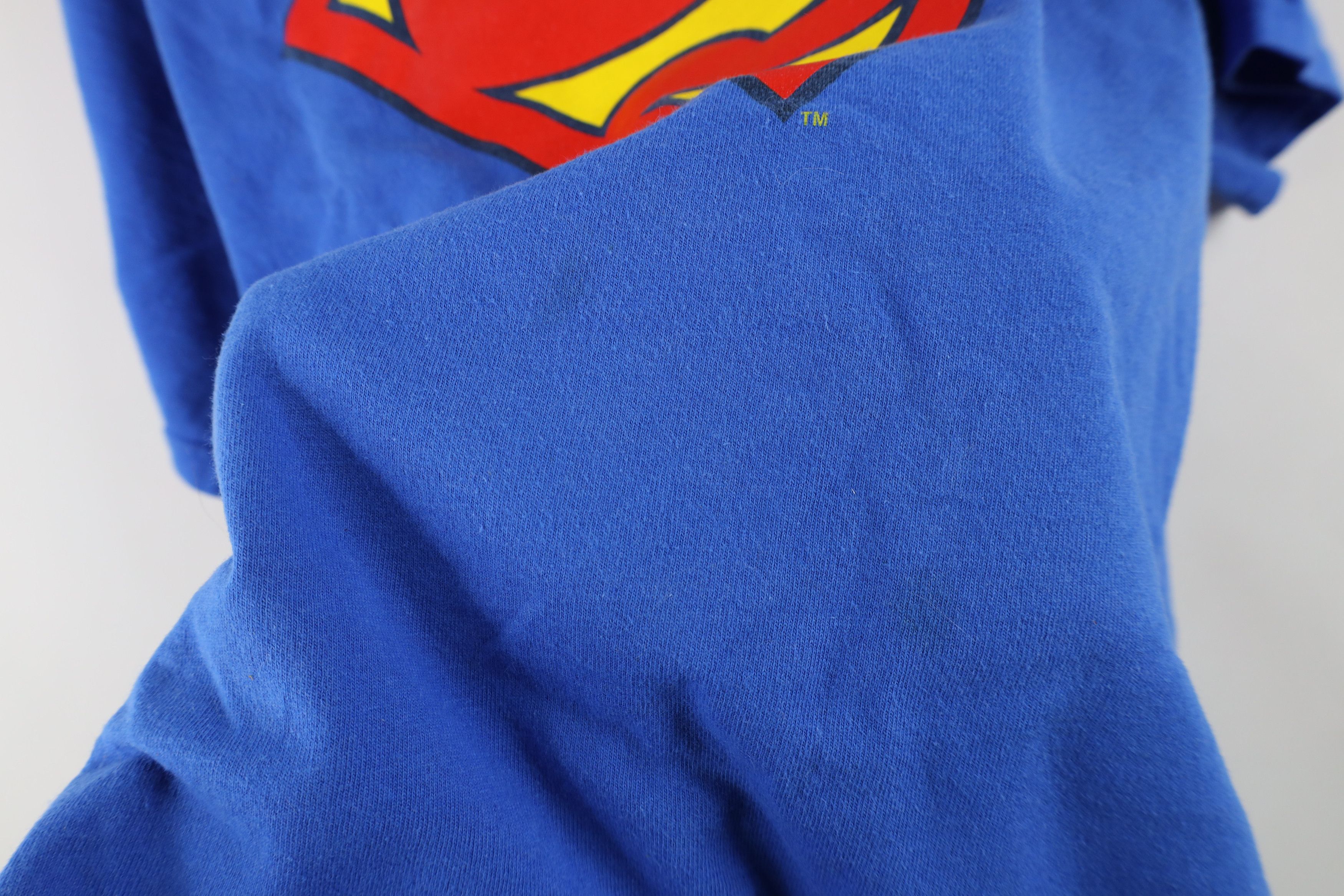 DC Comics Vintage Y2K DC Comics Superman Crest Short Sleeve T-Shirt Size US L / EU 52-54 / 3 - 5 Thumbnail