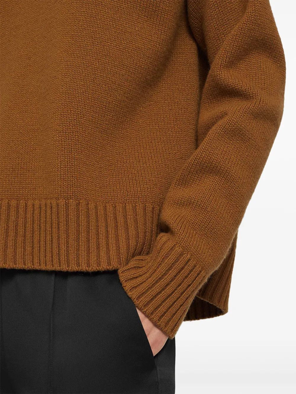 Jil Sander o1w1db10825 Jumper Sweater in Brown Size S / US 4 / IT 40 - 6 Thumbnail