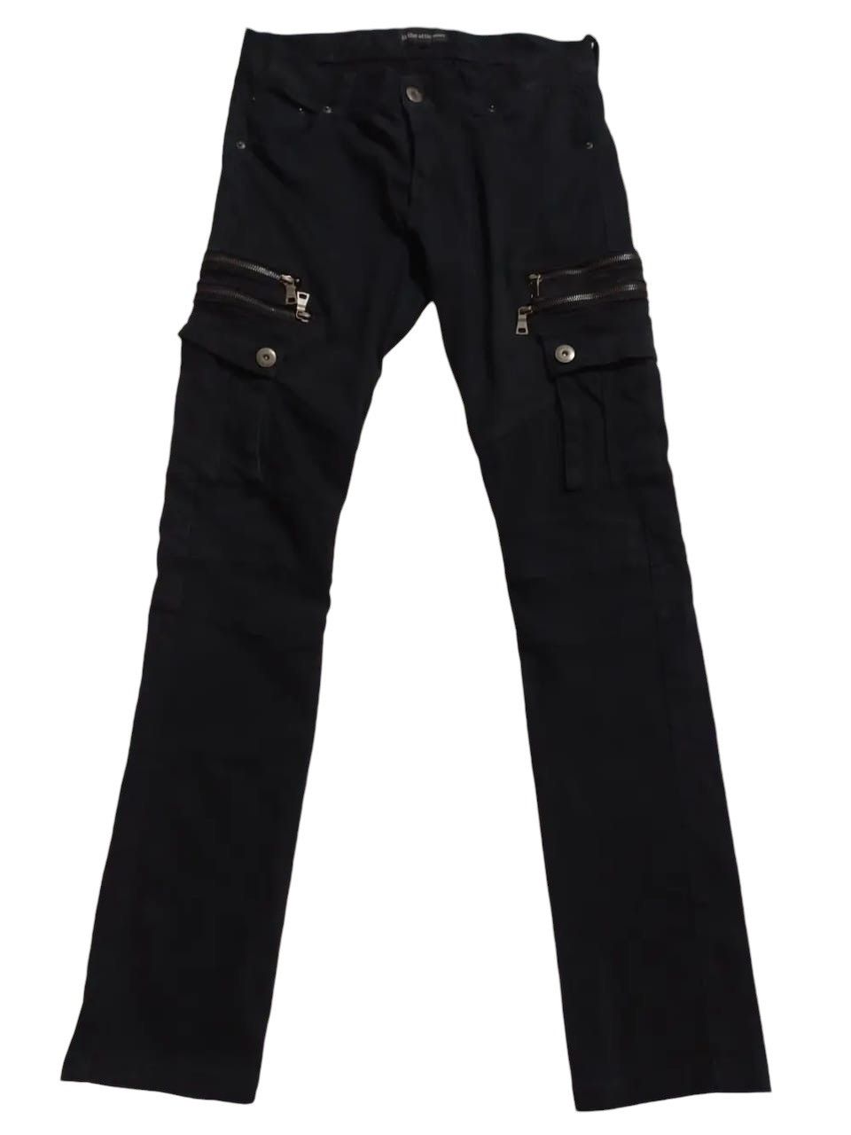 In The Attic In The Attic Japan Multipocket cargo Zipper Black Pants Size US 30 / EU 46 - 1 Thumbnail