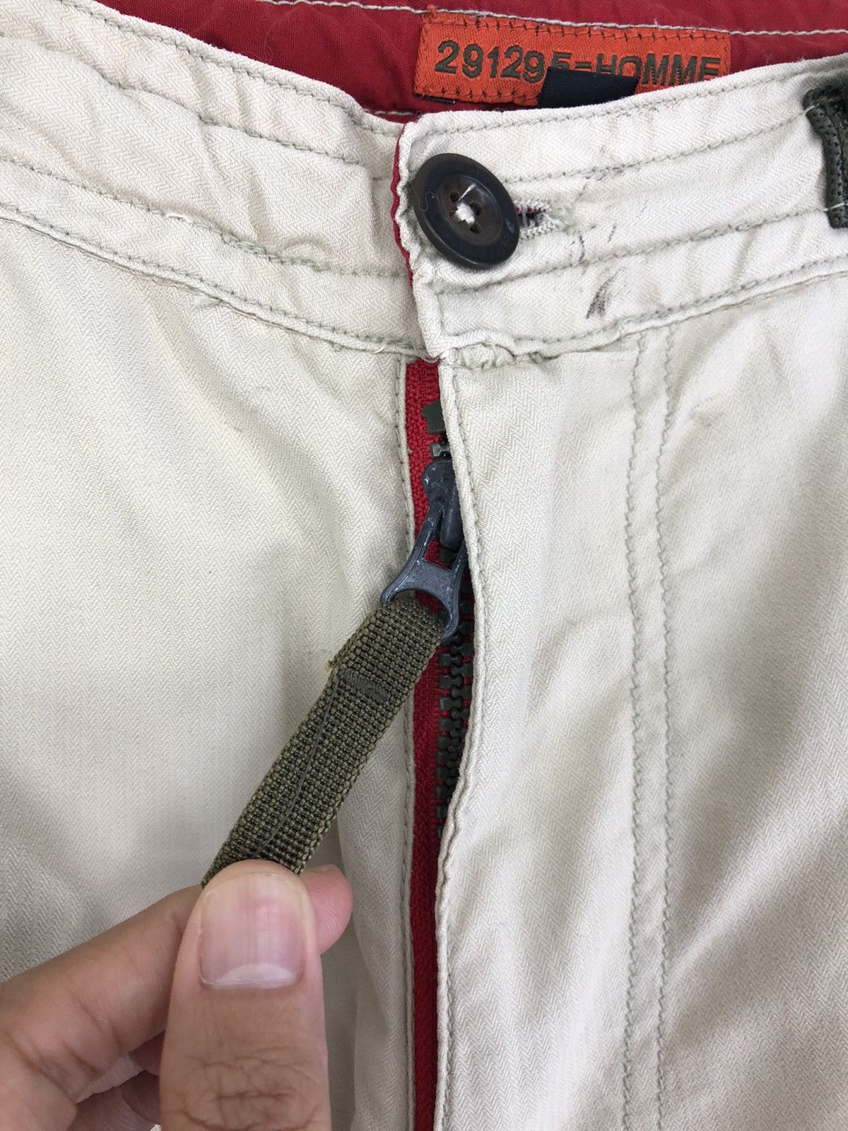 291295=Homme 291295=Homme Multipocket Cargo Pants Size US 31 - 6 Thumbnail