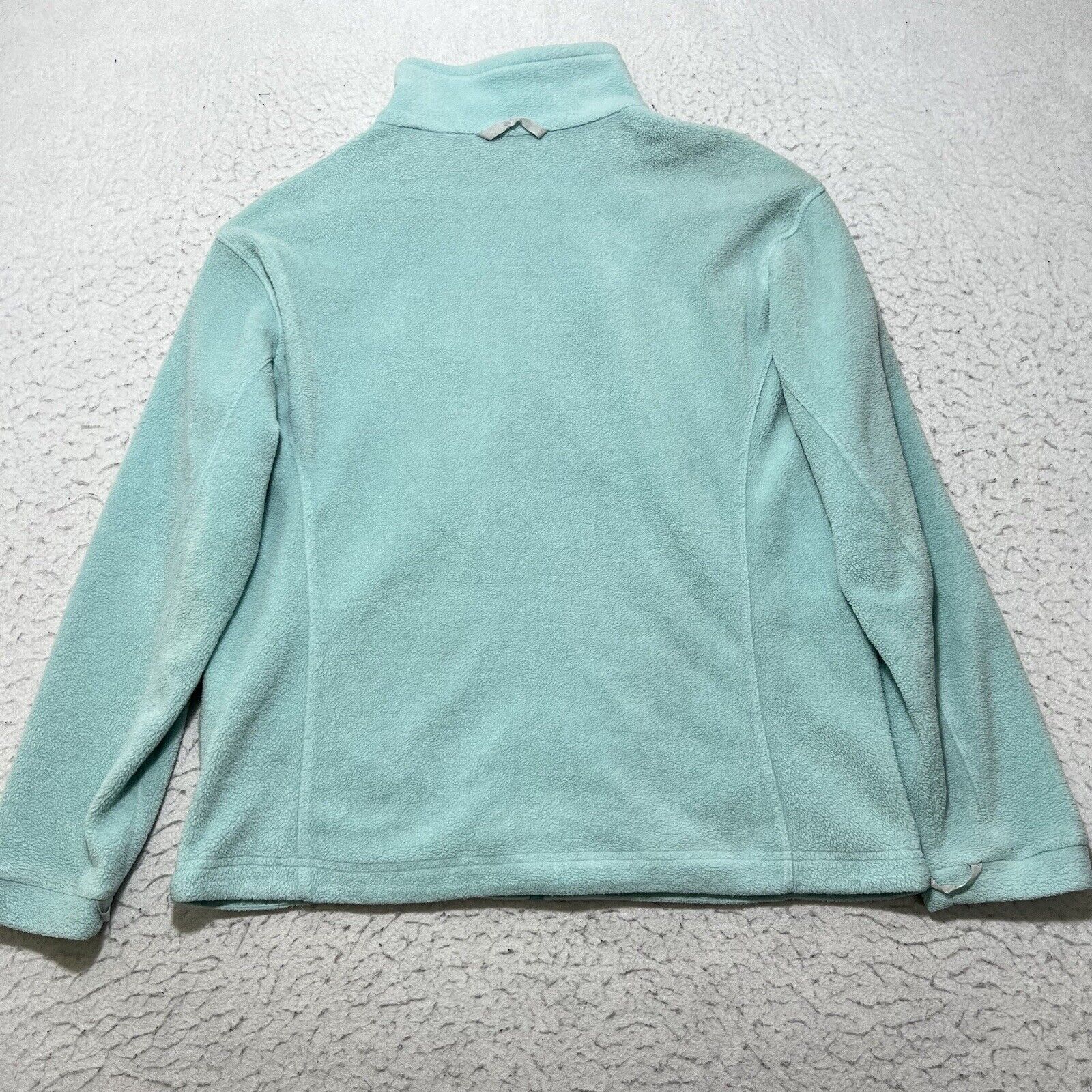 Columbia Columbia Full Zip Fleece Mock Neck Light Blue Sweatshirt Size L / US 10 / IT 46 - 11 Thumbnail