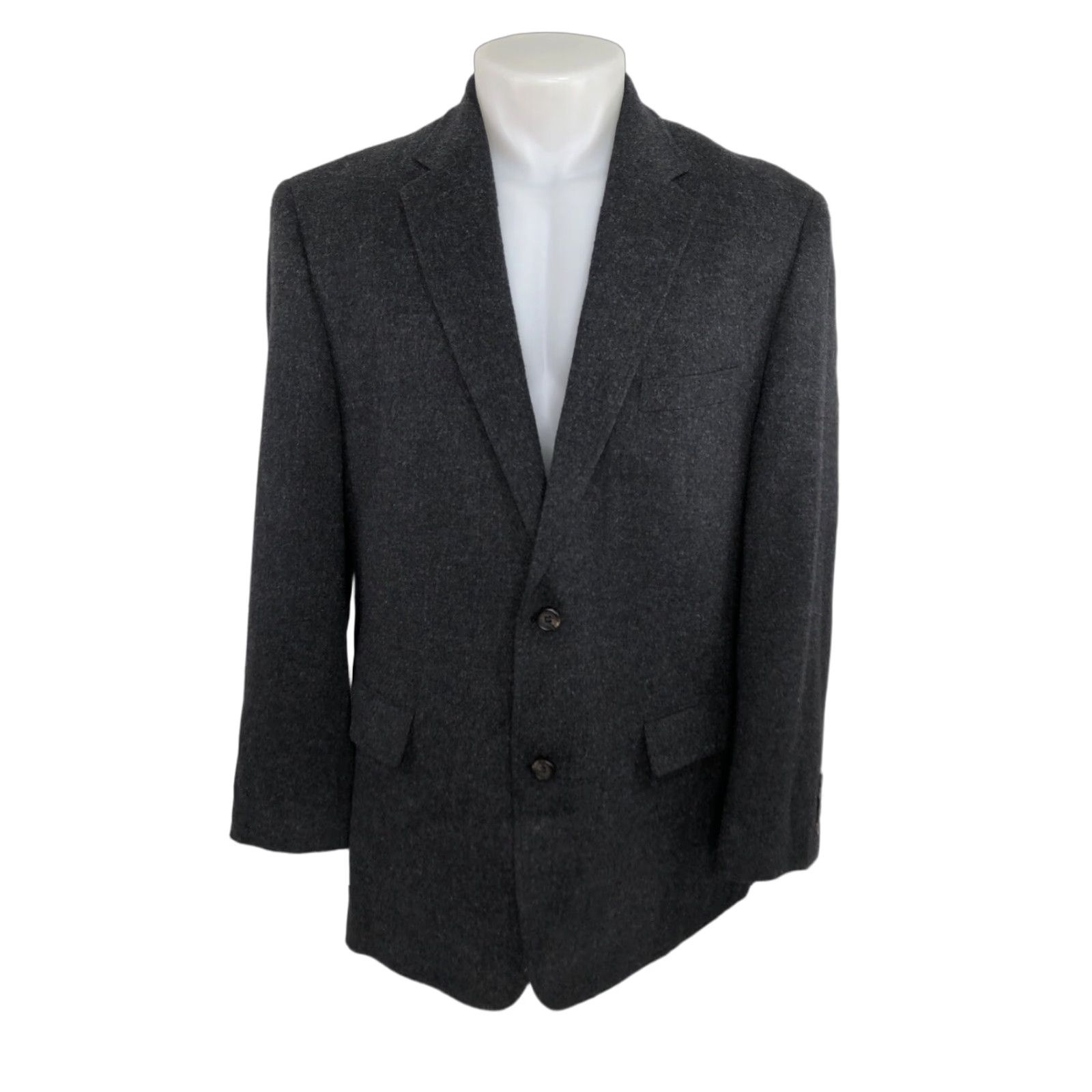 Ralph Lauren RALPH LAUREN / LORO PIANA Italy CAMEL HAIR Blazer Jacket - Mens 44R Charcoal blazer Mens 44R Camel Hair blazer jacket Ralph Lauren Loro Piana Italy Size 44R - 1 Thumbnail