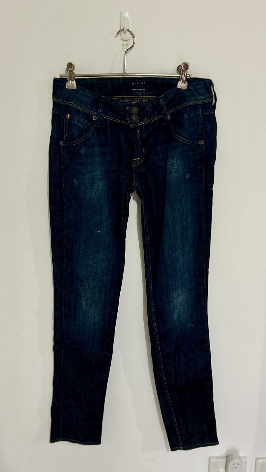 Hudson Hudson Bootcut Dark Blue Denim Jeans Size 26" / US 2 / IT 38 - 1 Thumbnail