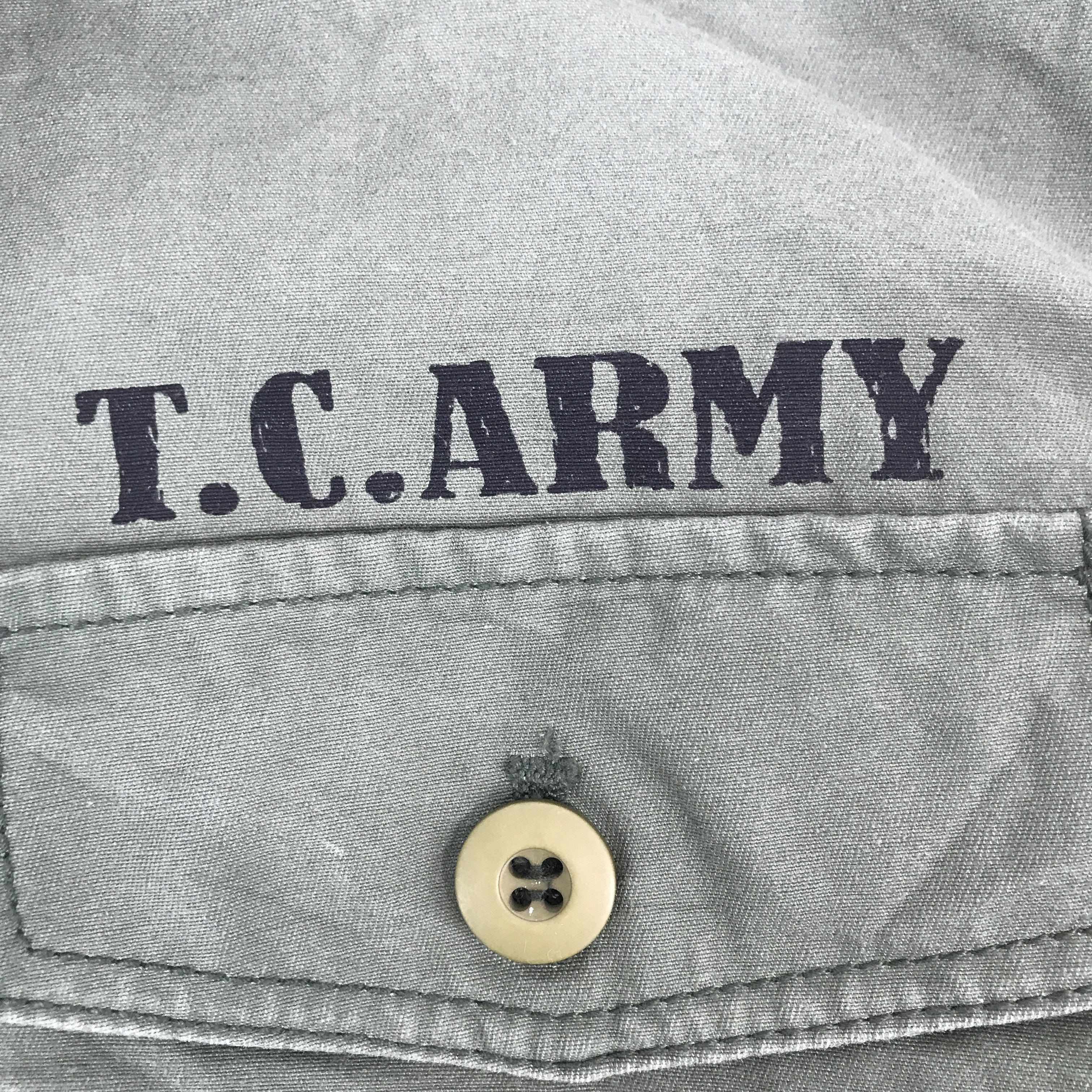 Japanese Brand × Vintage Vintage T.C Army Titicaca design Og107 Jacket Size US L / EU 52-54 / 3 - 10 Thumbnail