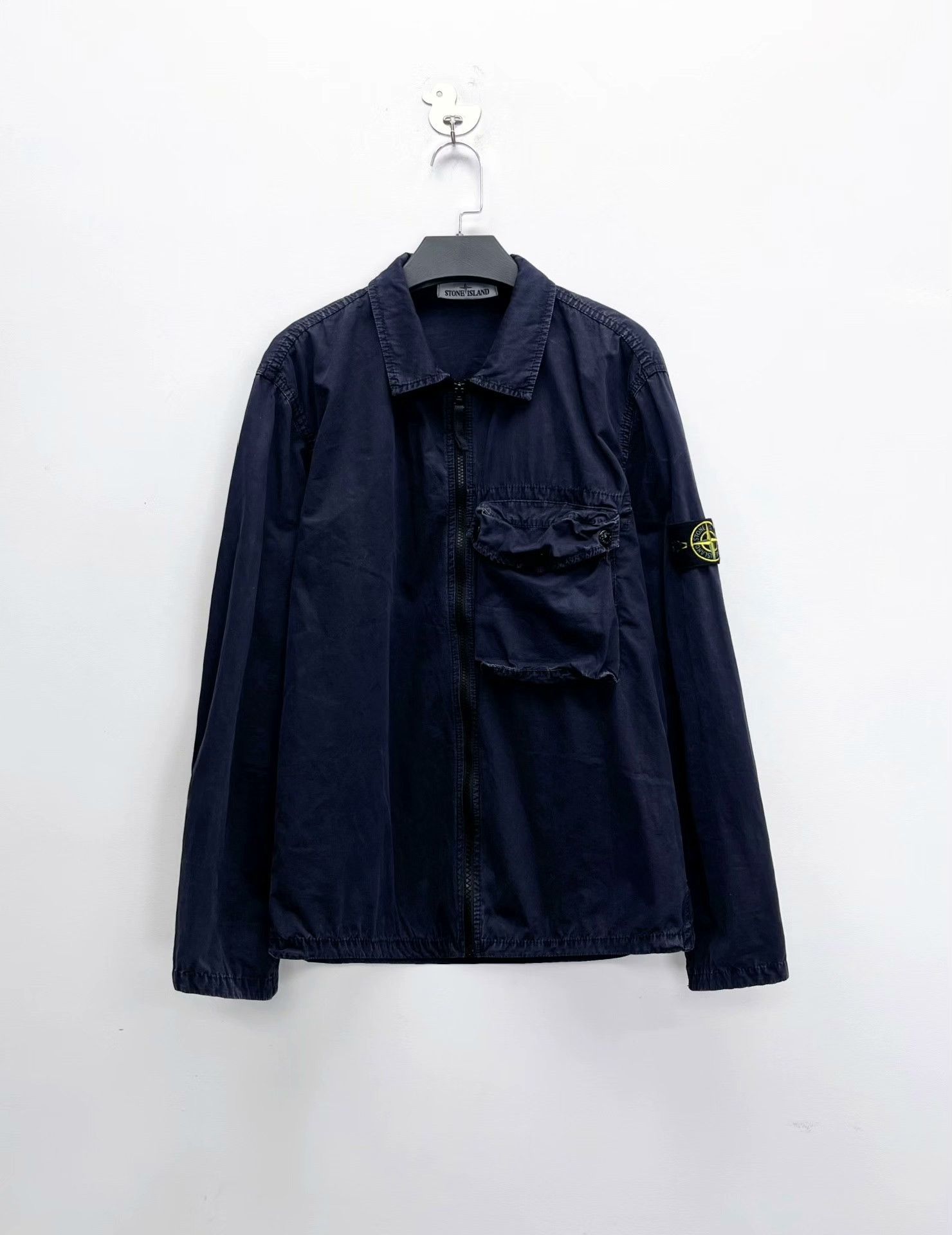 Stone Island Stone Island Embroidered Blue Light Jacket L Men Size US L / EU 52-54 / 3 - 1 Thumbnail