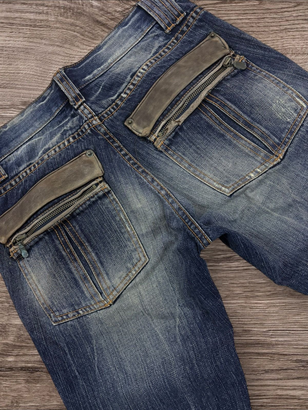 PPFM PPFM Grunge Heavy Whisker Jeans Size US 30 / EU 46 - 6 Thumbnail