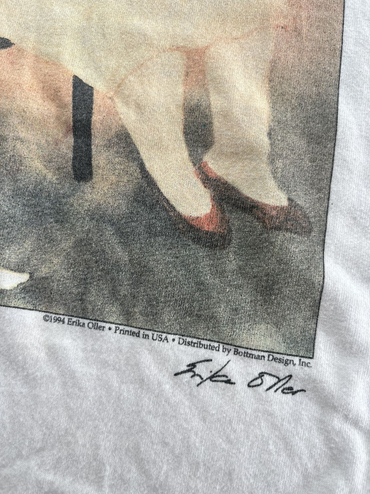 Vintage Vintage Erika Oller Happily Dying Of Chocolate 1994’s Tee’s Size US XL / EU 56 / 4 - 6 Thumbnail
