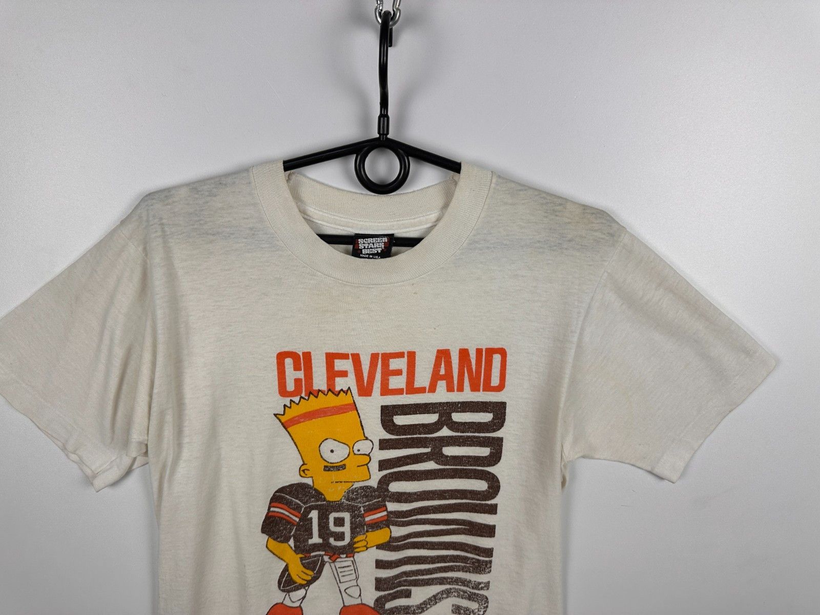 Other Vintage Cleveland Browns Bart Simpson T Shirt White Size S Size US S / EU 44-46 / 1 - 2 Thumbnail