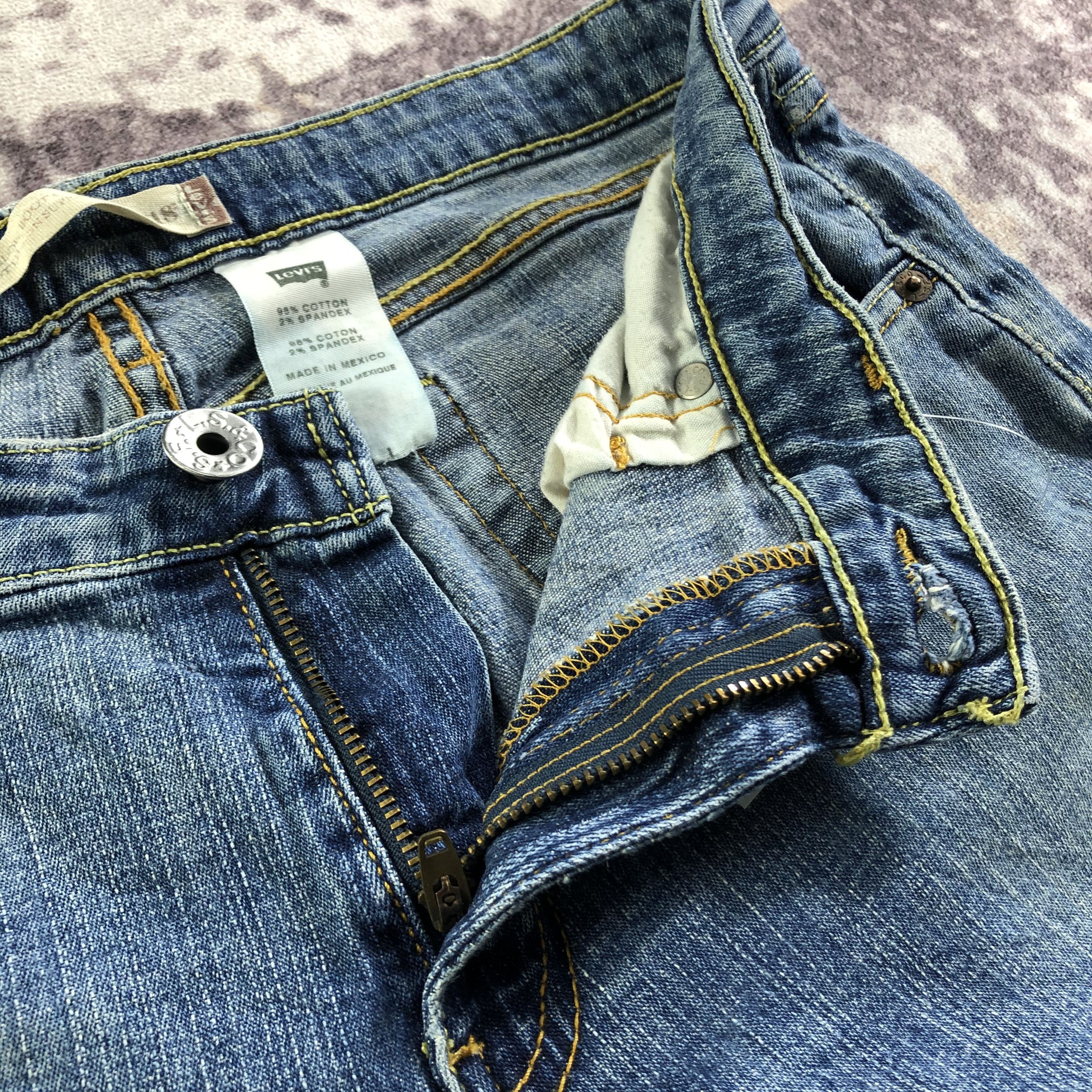 Levi's × Vintage Vintage Blue Wash Levis 518 Jeans-JM3479 Size 33" - 8 Thumbnail