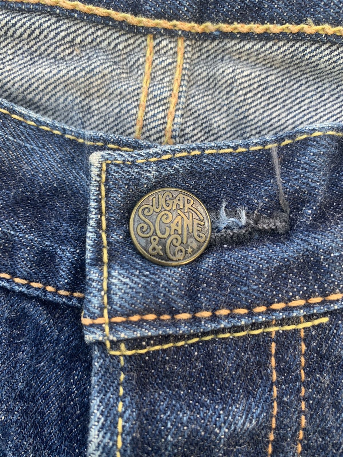 Kapital RARE VINTAGE SUGAR CANE STAR SELVEDGE JAPANESE DENIM Size US 32 / EU 48 - 17 Thumbnail