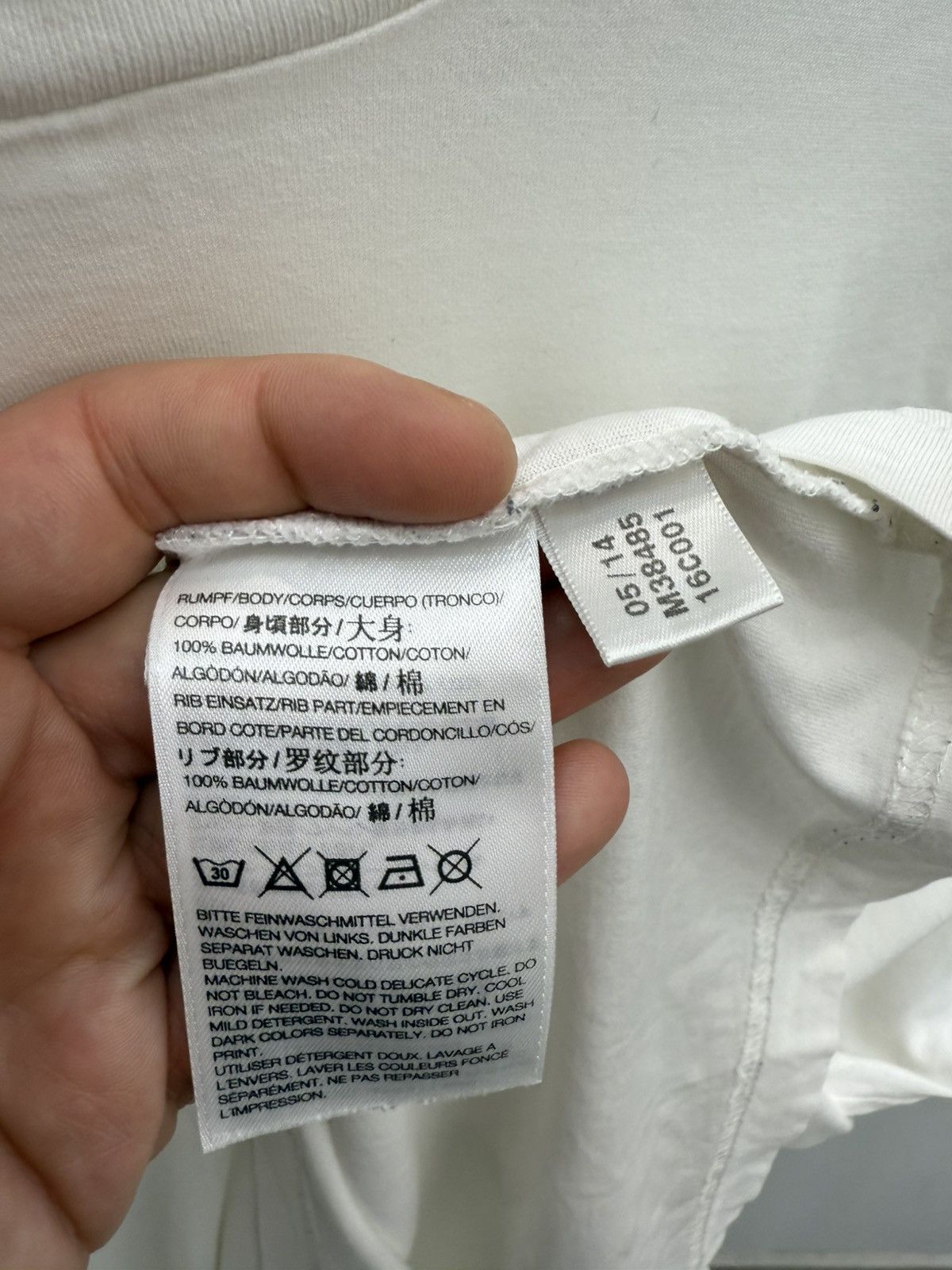 Adidas × Y-3 Adidas Y-3 by Yohji Yamamoto Logo Cotton Tee T-Shirt Size US M / EU 48-50 / 2 - 3 Thumbnail