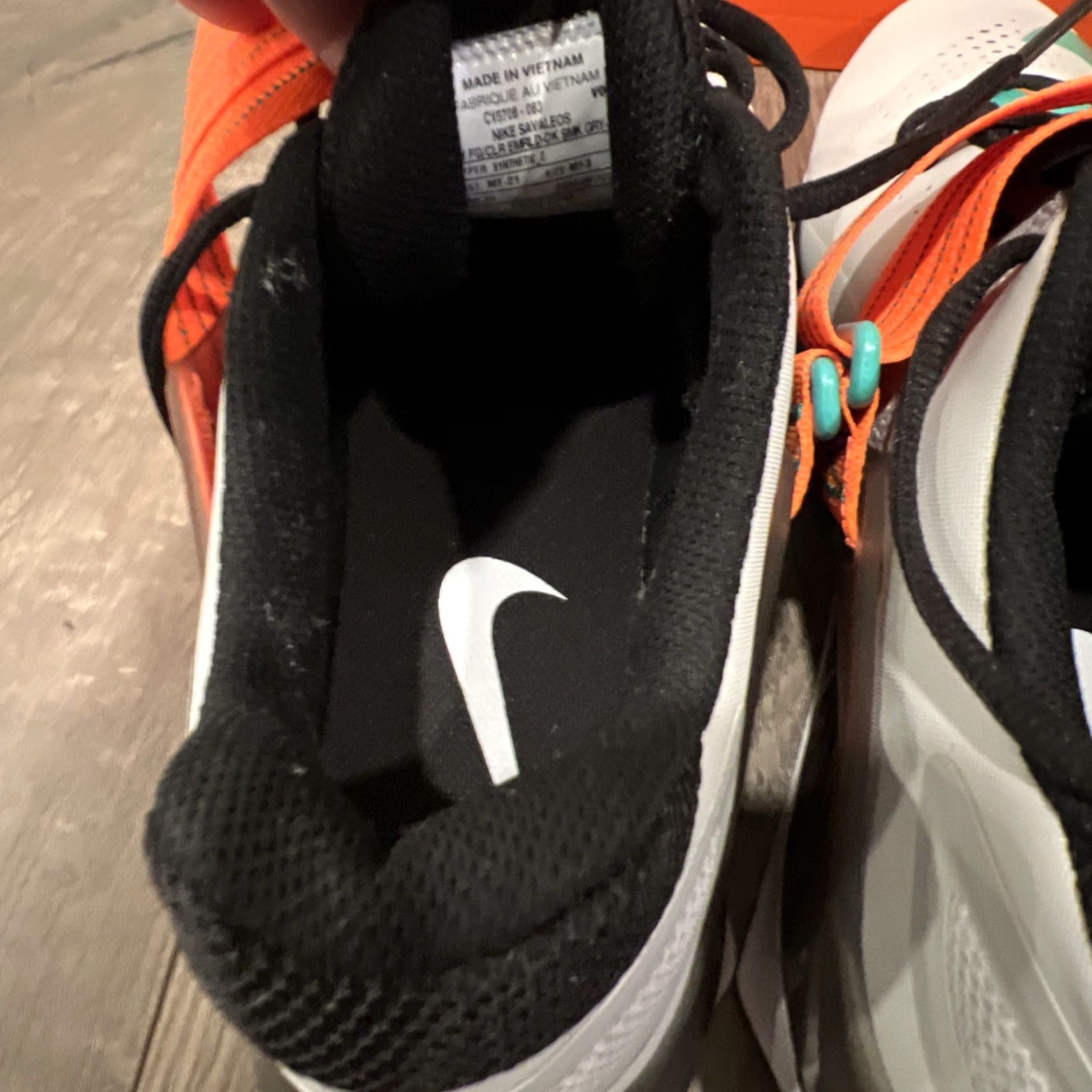 Nike Nike Savaleos Sneaker CV5708-083 Gray Emerald Men’s 13 US Size 13 Nike Savaleos 2019 Shoes Mens Gray Emerald Black Orange 2019 2022 Mens Size US 13 / EU 46 - 5 Thumbnail