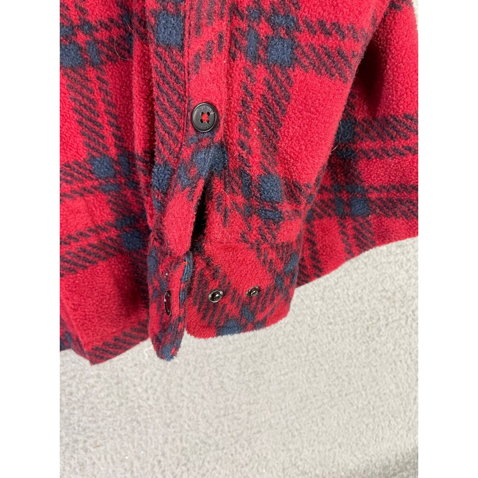 O'Neill O'Neill Men's Red Black Plaid Button-Up Shirt Fleece Medium Size US M / EU 48-50 / 2 - 5 Thumbnail