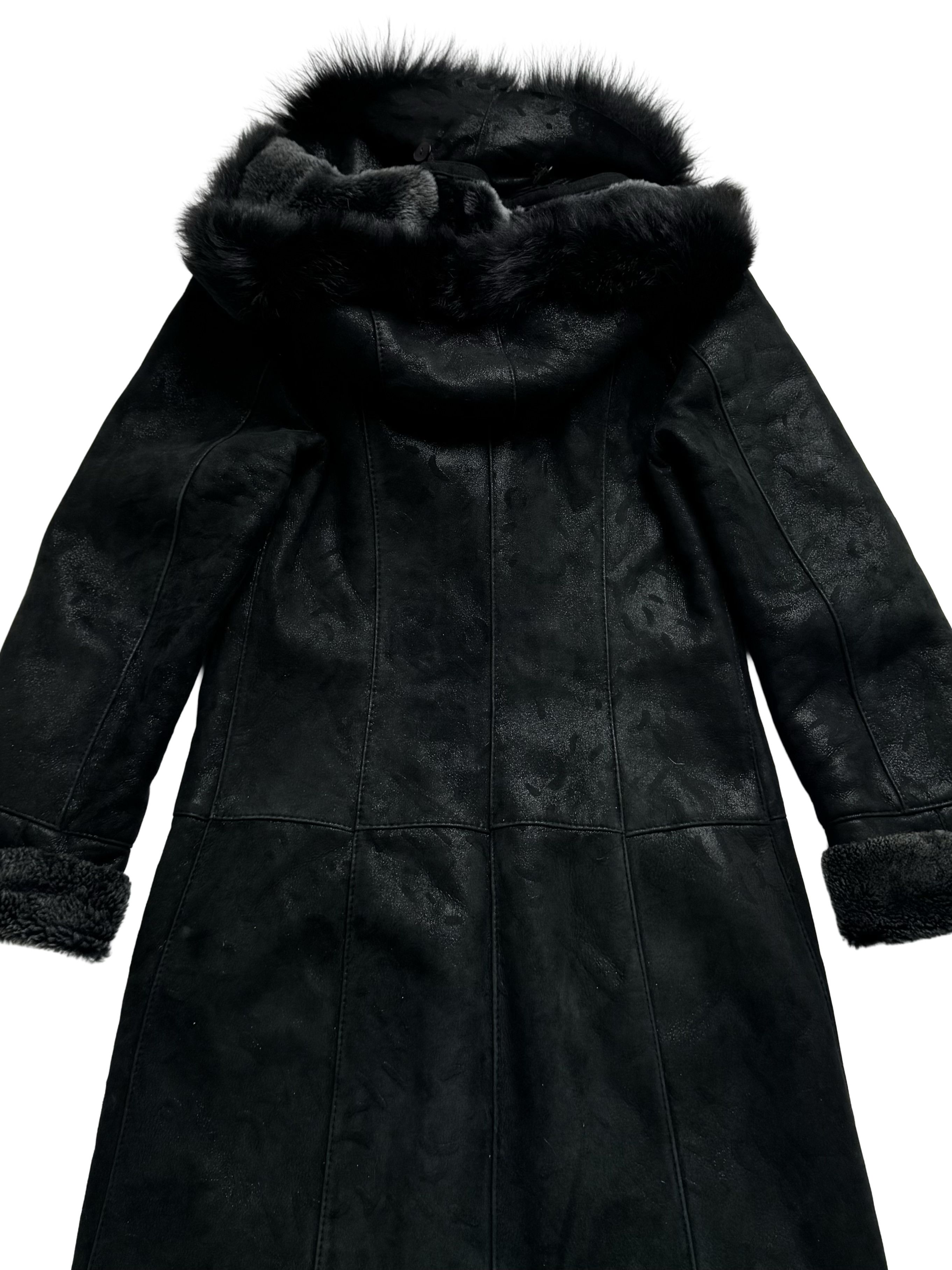 Vintage Vintage Real Sheepskin Hooded Coat Size S / US 4 / IT 40 - 14 Thumbnail