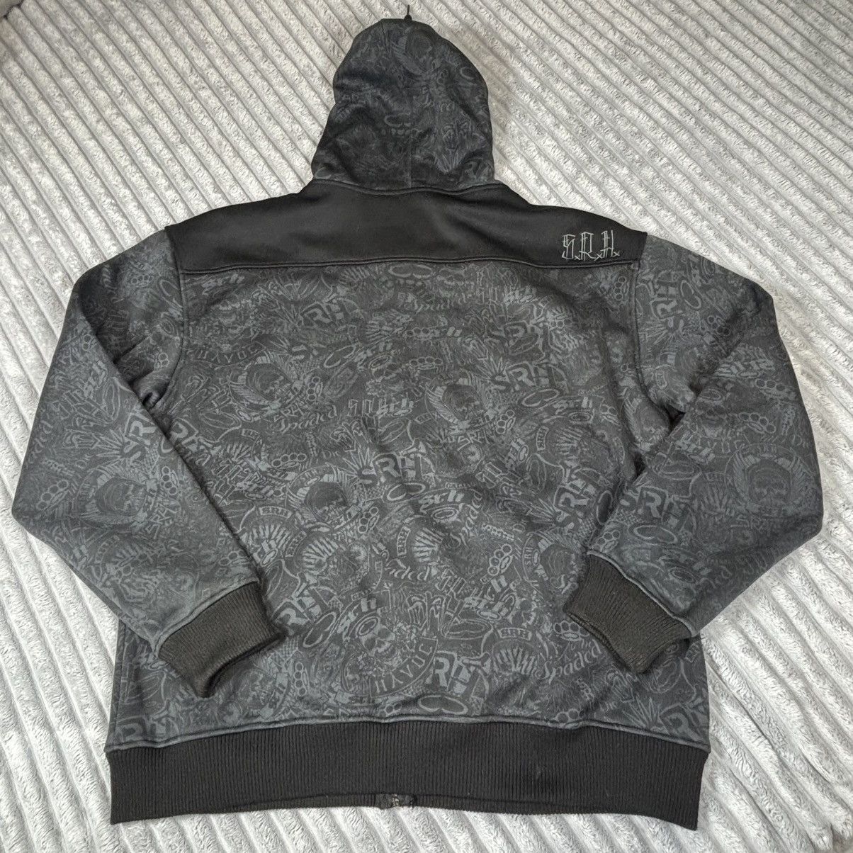 Other Vintage Men’s 2xL SRH All Over Print Skulls 2000s Y2K hoodie Size US XXL / EU 58 / 5 - 12 Thumbnail