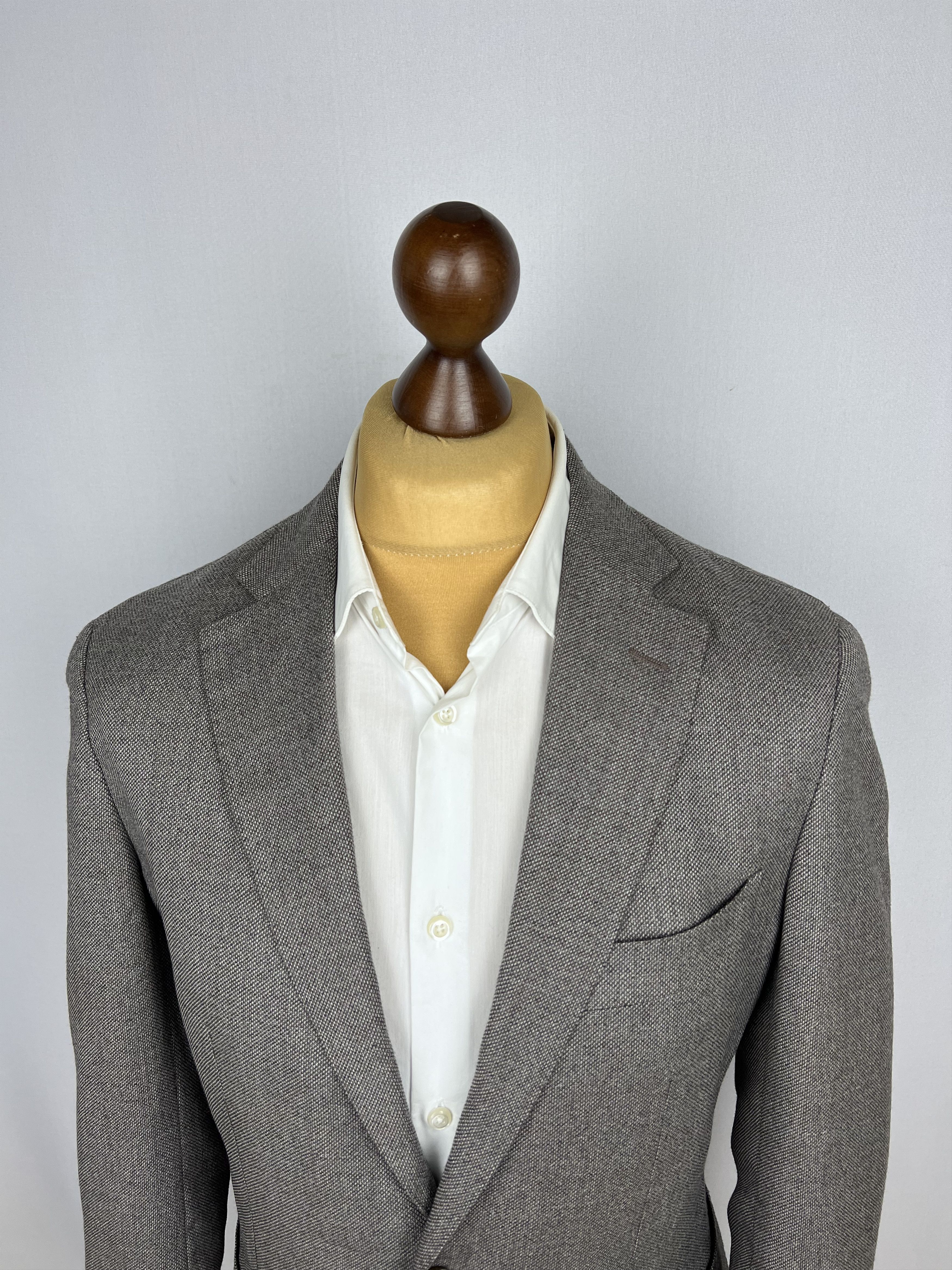 Suitsupply x Reda Super 110`s Wool Solid Half-Lined Sport Coat Size 40R - 5 Thumbnail