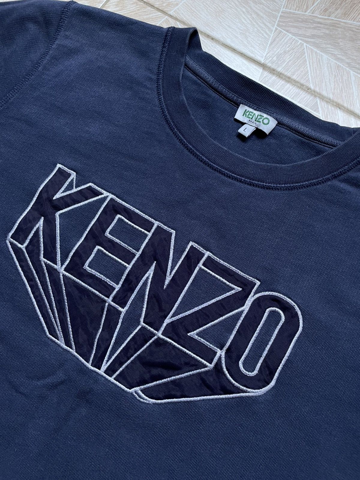 Designer Rare Designer Luxury Vintage Woman’s Kenzo Paris Sweatshirt Size L / US 10 / IT 46 - 2 Thumbnail