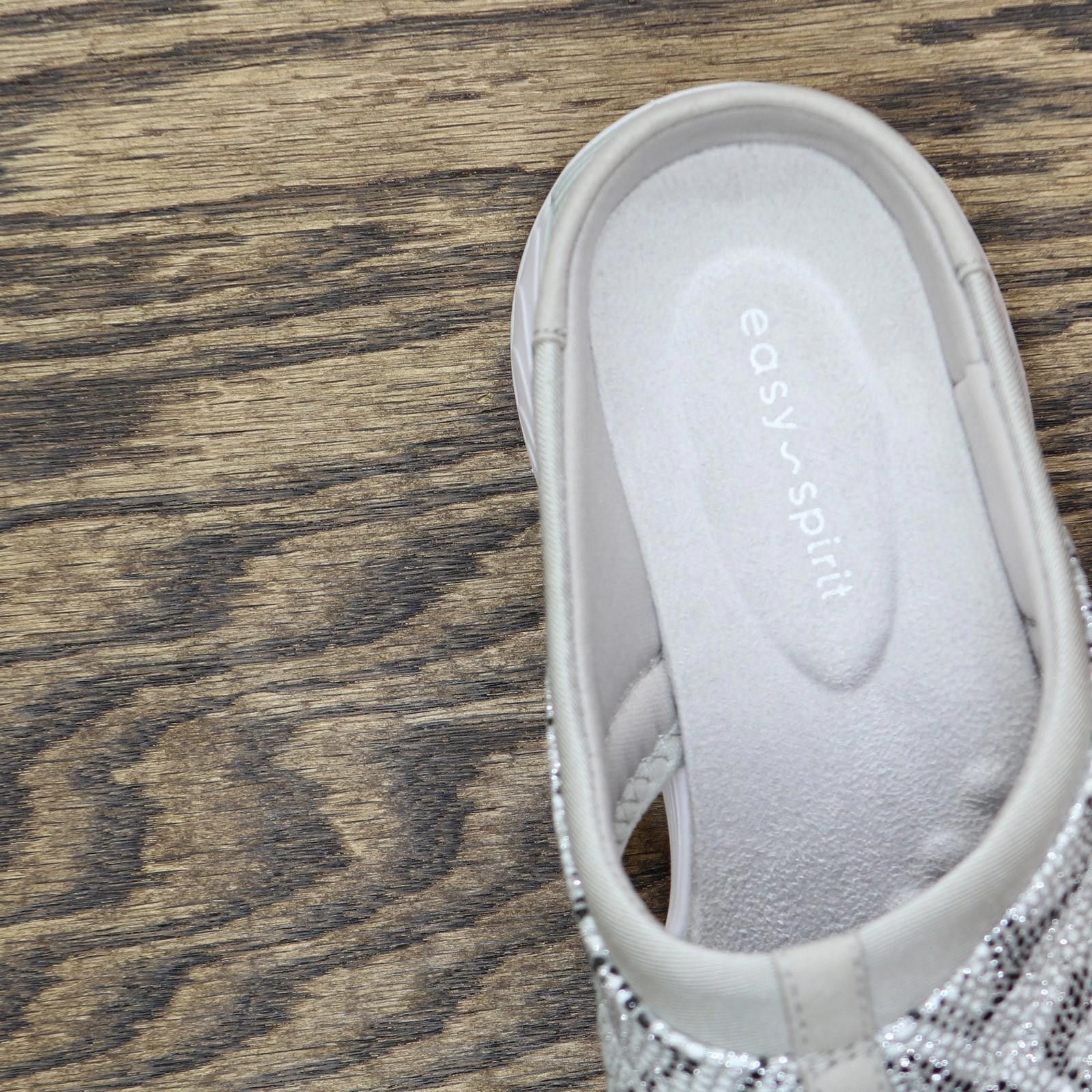 Other Nwt Easy Spirit 2 Sandal Lightweight Silver Snake Gray 6.5m Size US 6.5 / IT 36.5 - 7 Thumbnail