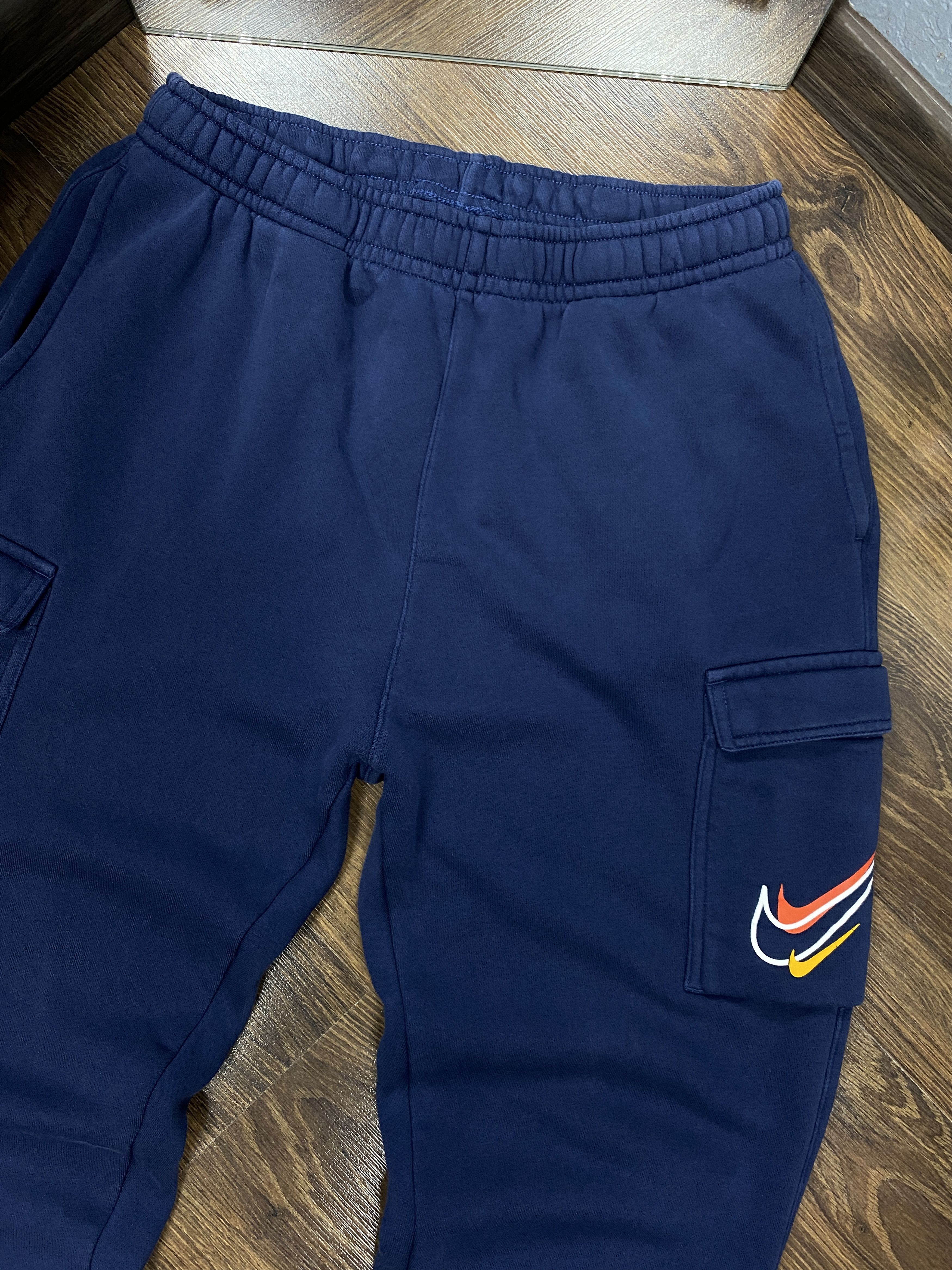 Nike × Vintage Nike sweatpants cargo track pants y2k Size US 34 / EU 50 - 2 Thumbnail