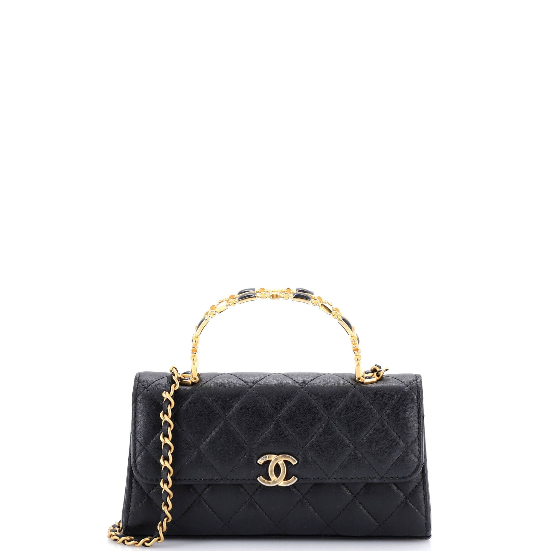 Chanel Top Handle Phone Holder with Chain Size ONE SIZE - 1 Thumbnail