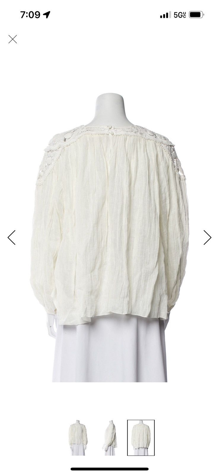 Chloe Chloe linen Blouse Size S / US 4 / IT 40 - 3 Thumbnail