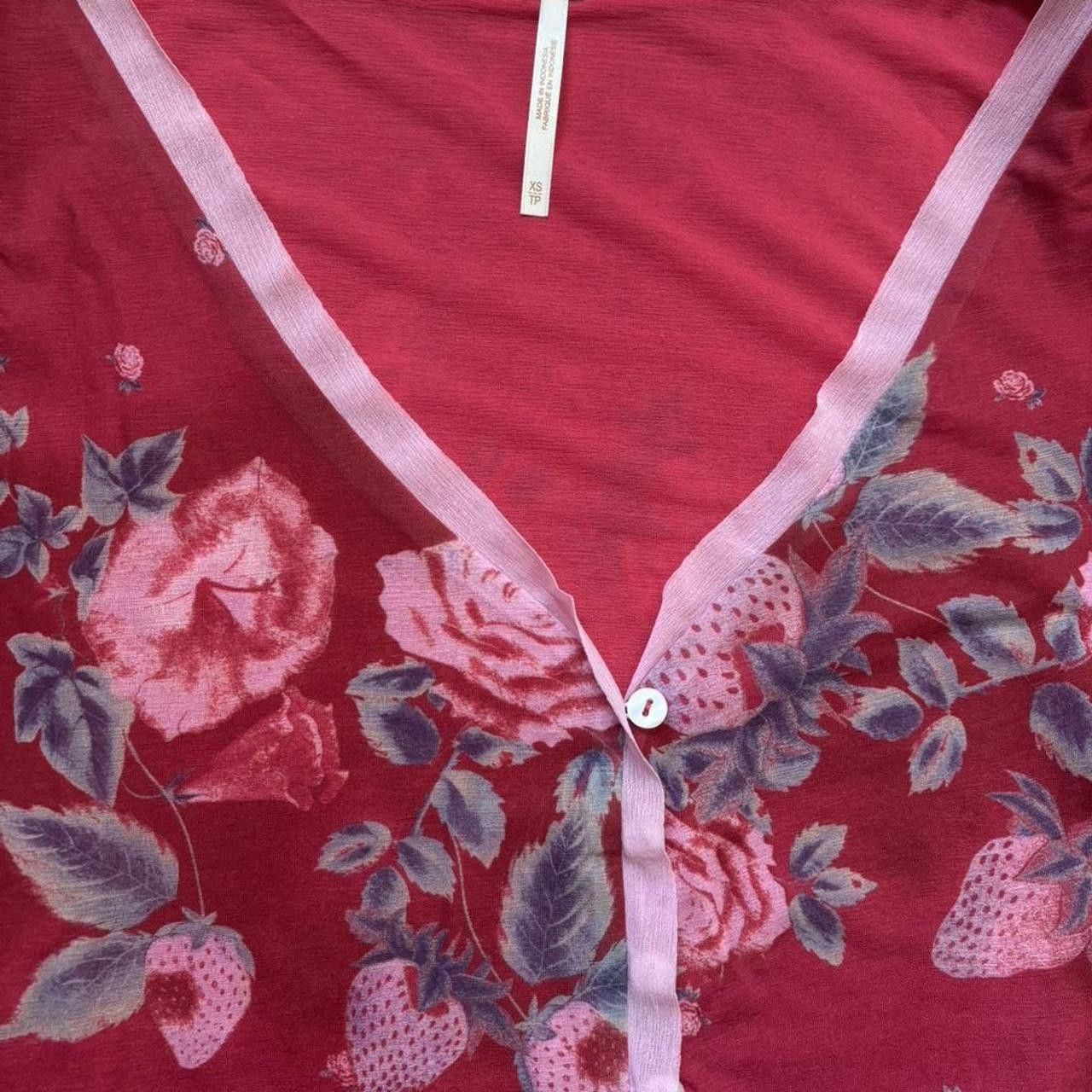 Free People Free People Home Grown Mesh Cardi Size XS / US 0-2 / IT 36-38 - 2 Thumbnail