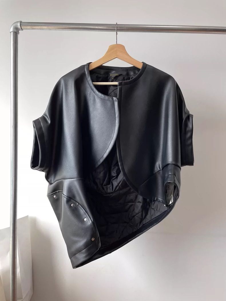 Comme des Garcons Comme des Garçons Leather Jacket Size US S / EU 44-46 / 1 - 1 Thumbnail