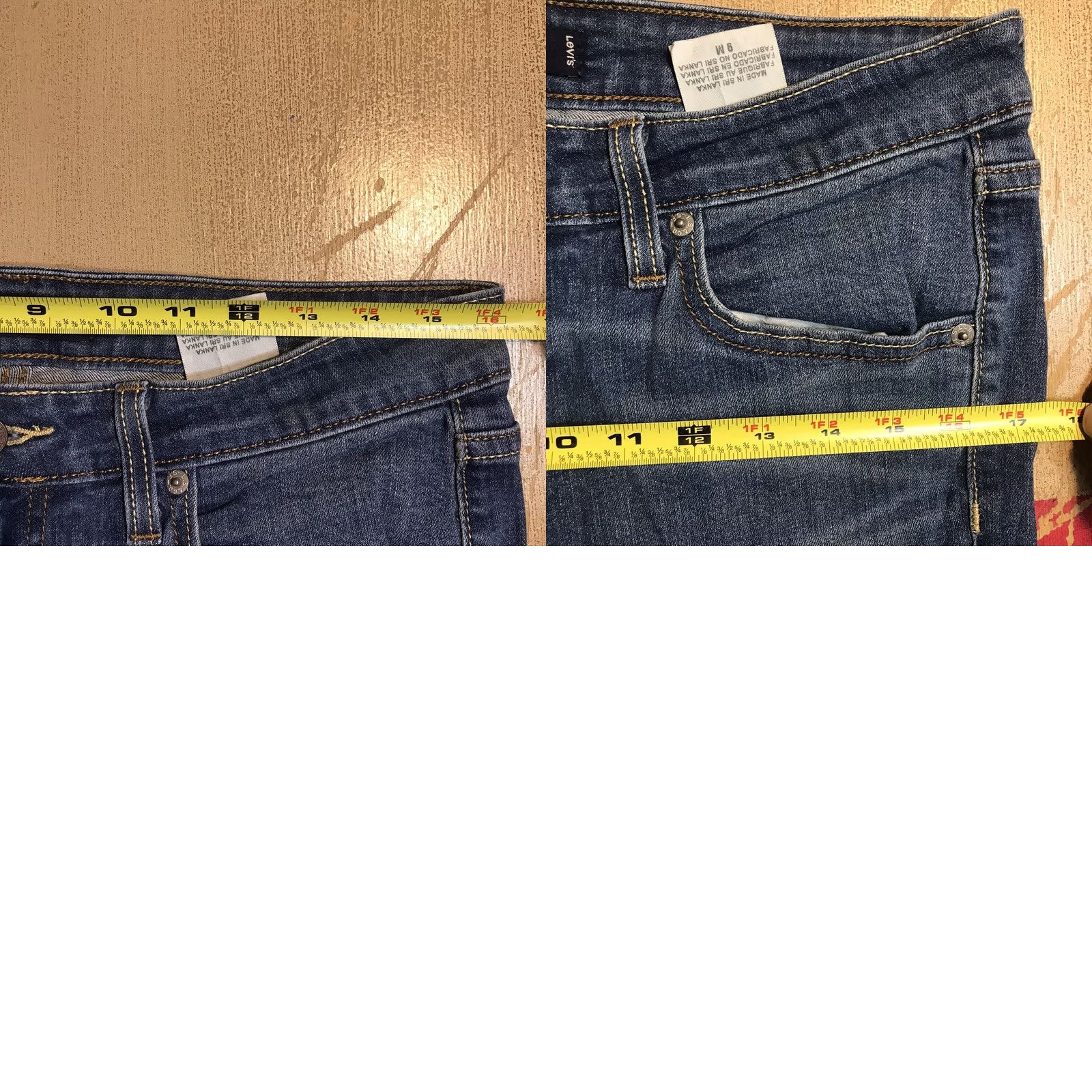 Levi's VINTAGE Levi's 518 Bootcut Jeans Womens Tag 9 x 27.5 Inseam Raw Hem Western Cowgirl Jeans 80s 90s USA Cowboy Rodeo Mens? Girls? Size 30" / US 8 / IT 44 - 9 Thumbnail