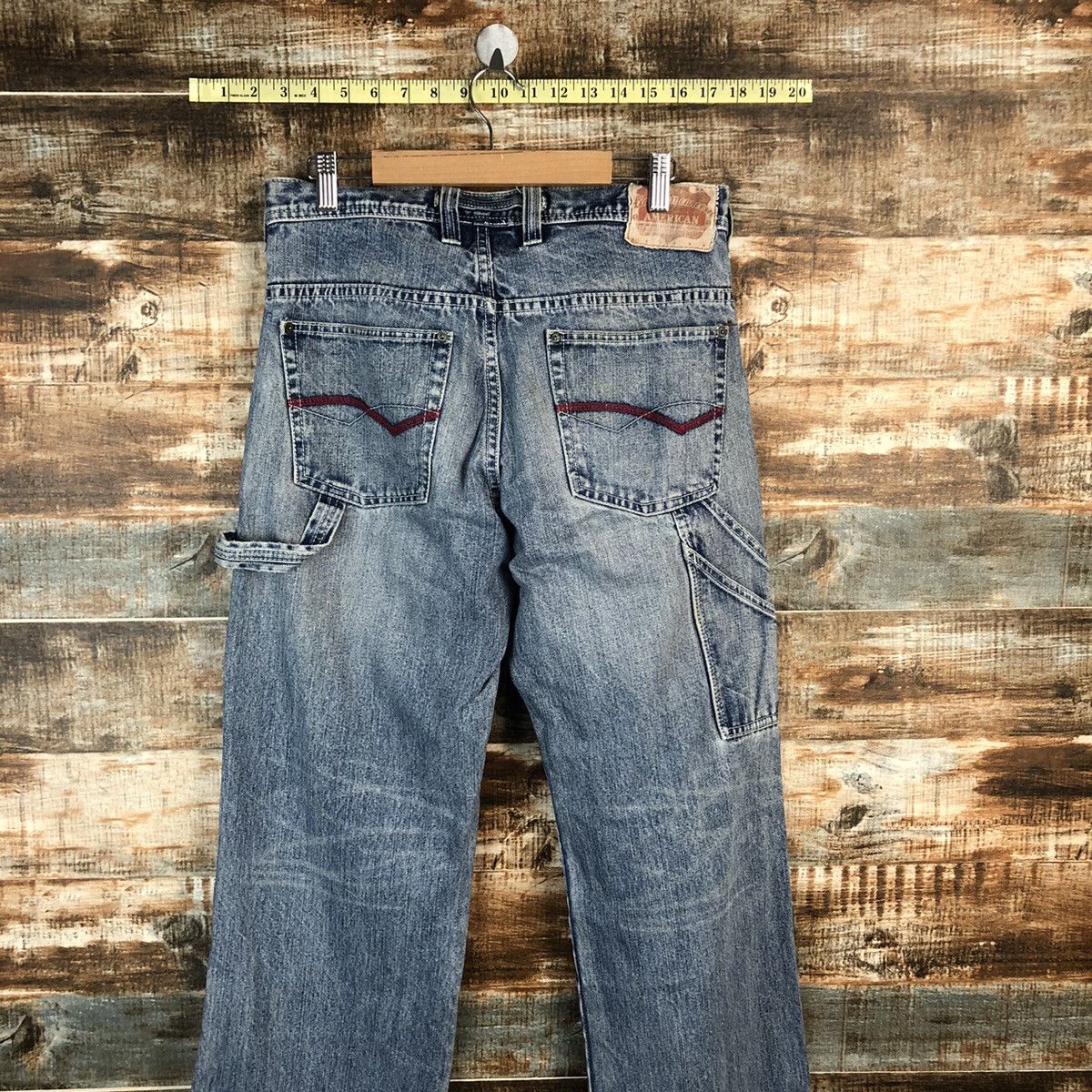 Japanese Brand Amero japan vintage workwear Pero Blue Denim Pants #A1418 Size US 31 - 14 Thumbnail