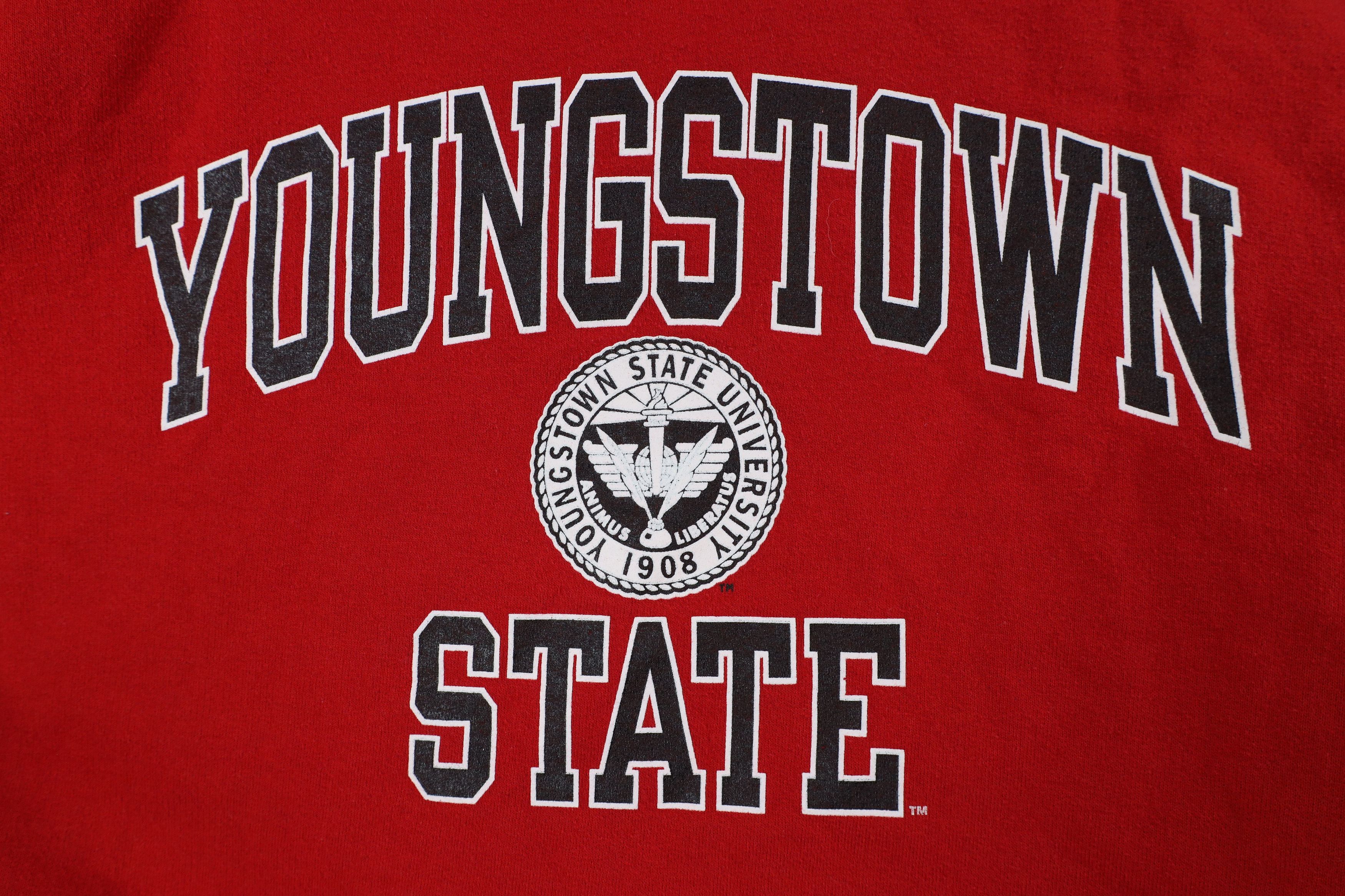 Vintage Vintage 90s Youngstown State University Crewneck Sweatshirt Size US S / EU 44-46 / 1 - 5 Thumbnail