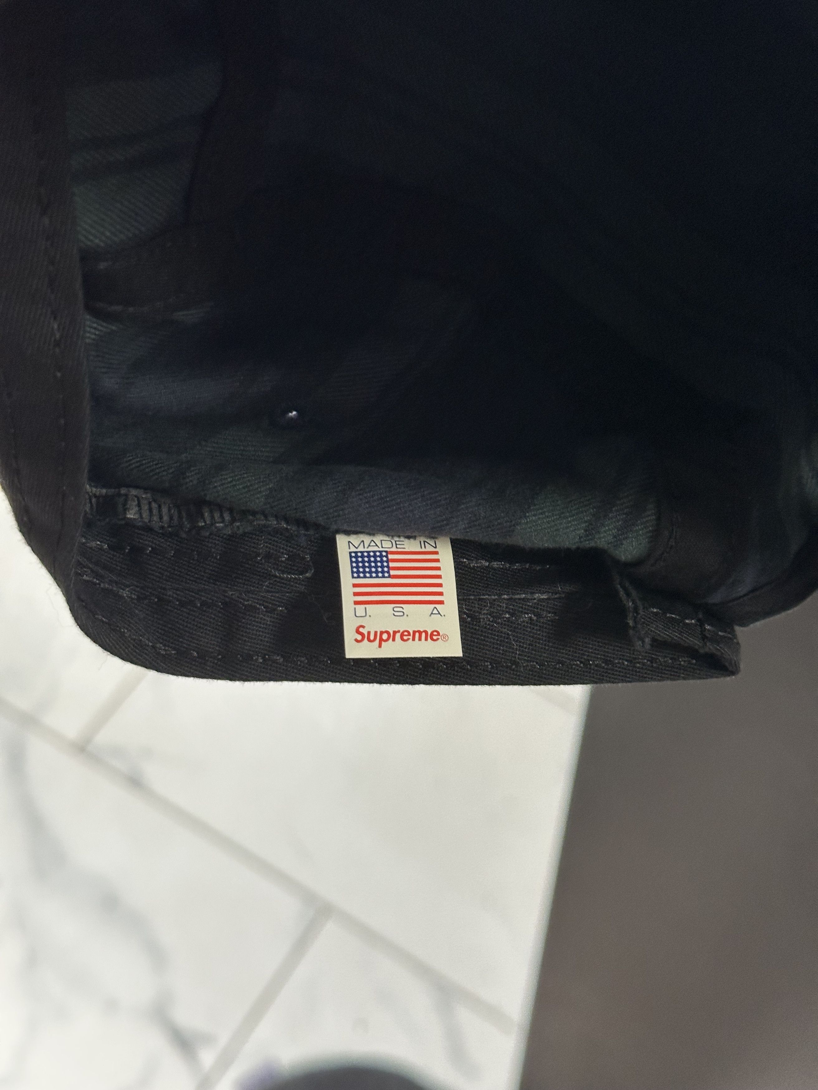Supreme Supreme Snap Button Pocket Camp Cap Black Watch Plaid Size ONE SIZE - 6 Thumbnail