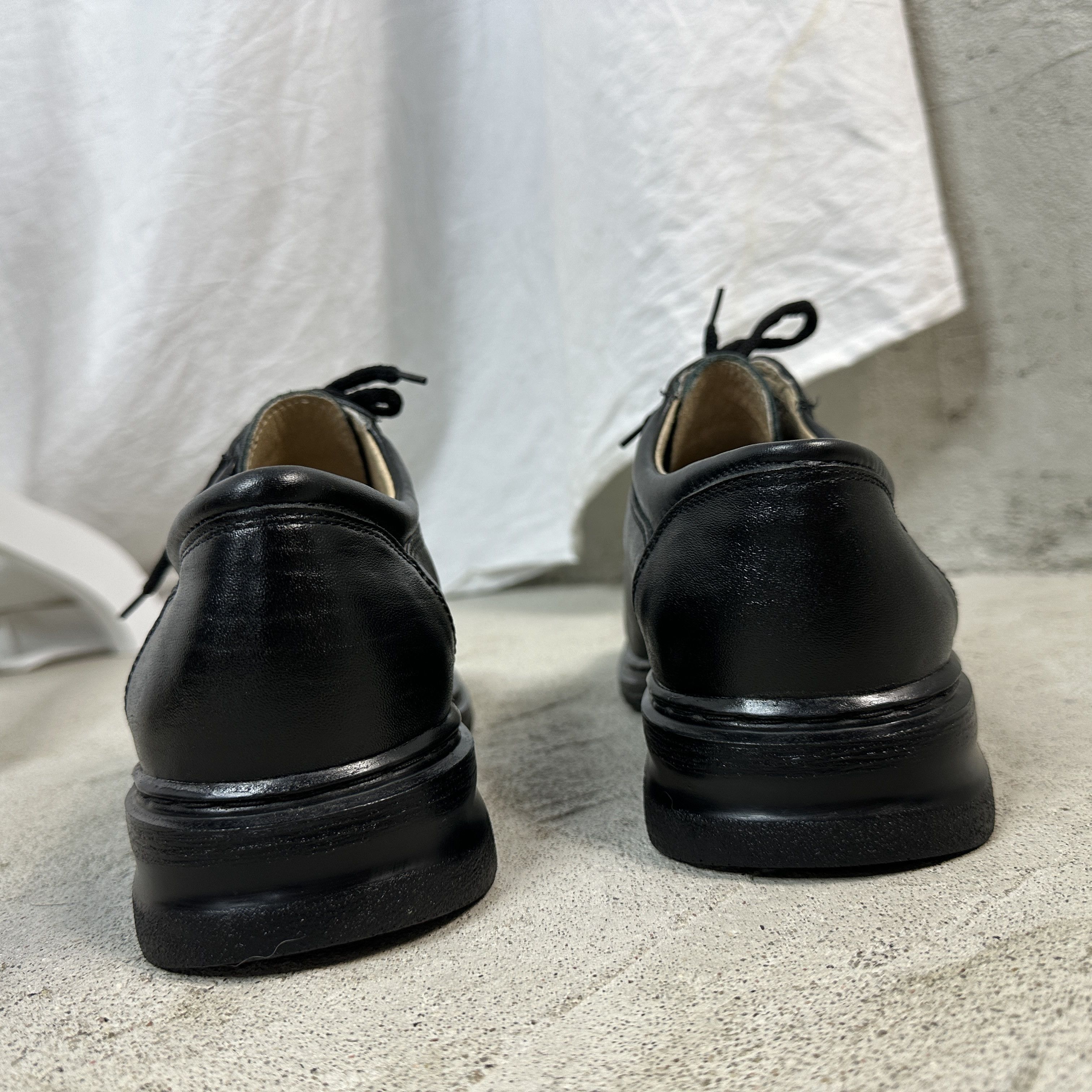 Vintage Vintage Y2K Leather Elegant Derby Square Toe Vintage Shoes Size US 7 / EU 40 - 5 Thumbnail