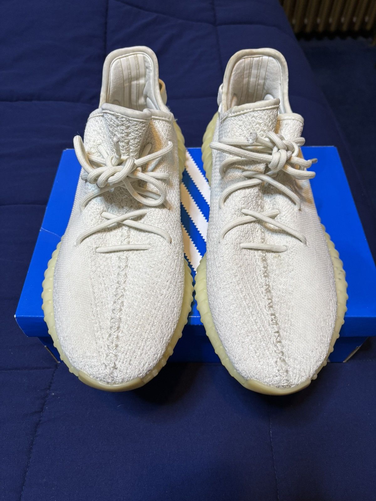 Adidas Adidas Yeezy 350 V2 Cream 2017 Size 12 Size US 12 / EU 45 - 2 Thumbnail