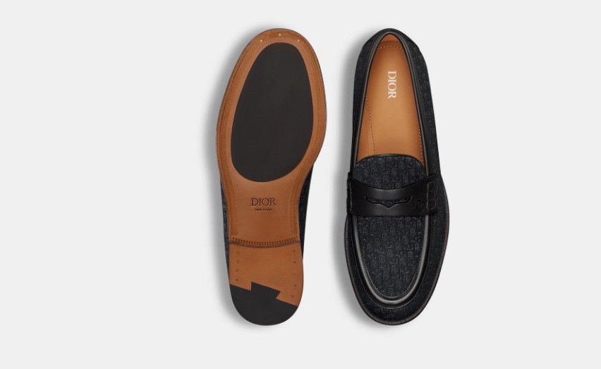 Dior o1w1db10325 3LO1 Granville Loafers in Black Size US 12 / EU 45 - 4 Thumbnail