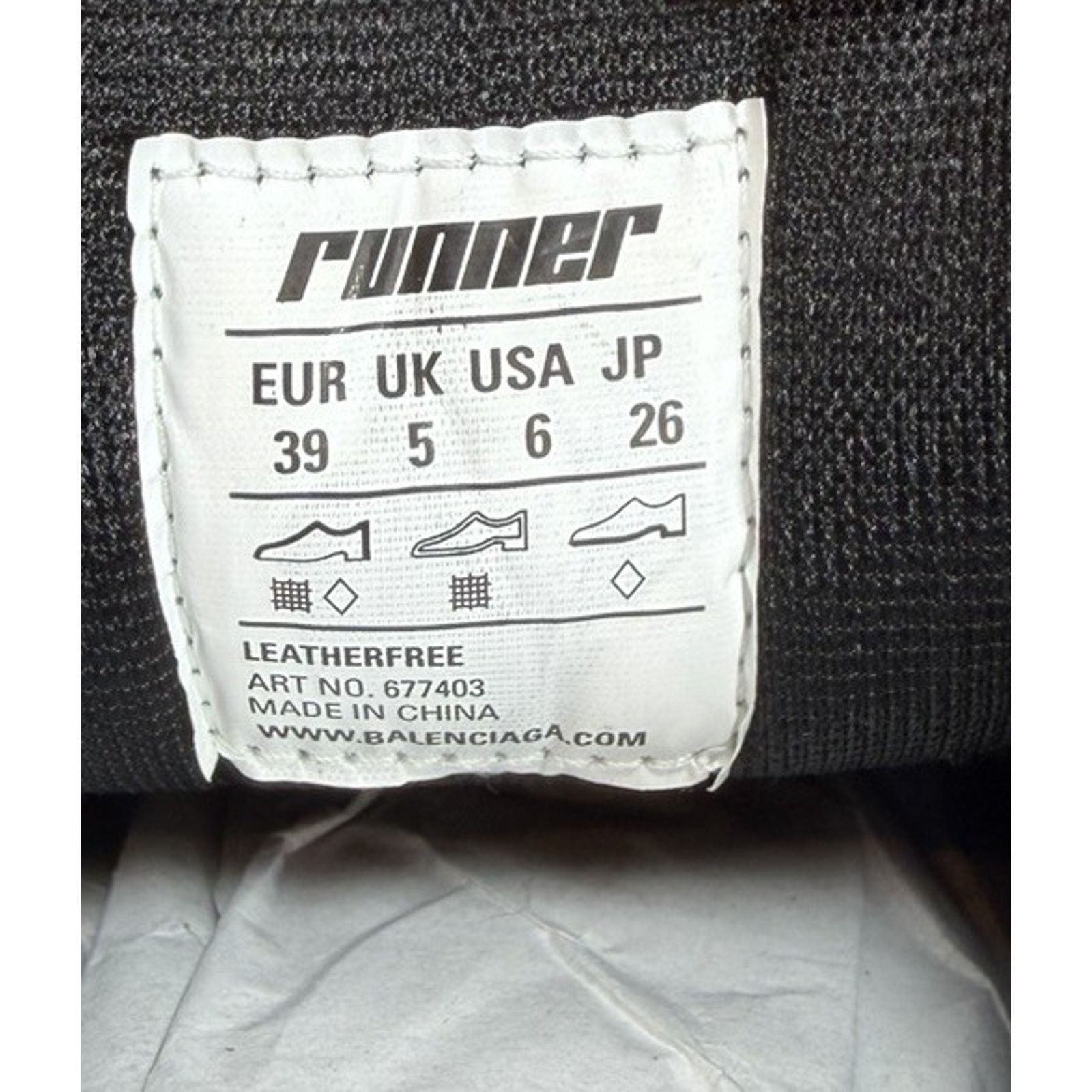 Balenciaga Size 39EU/6US - Balenciaga Runner Blue Sneakers NEW Size US 6 / EU 39 - 9 Thumbnail