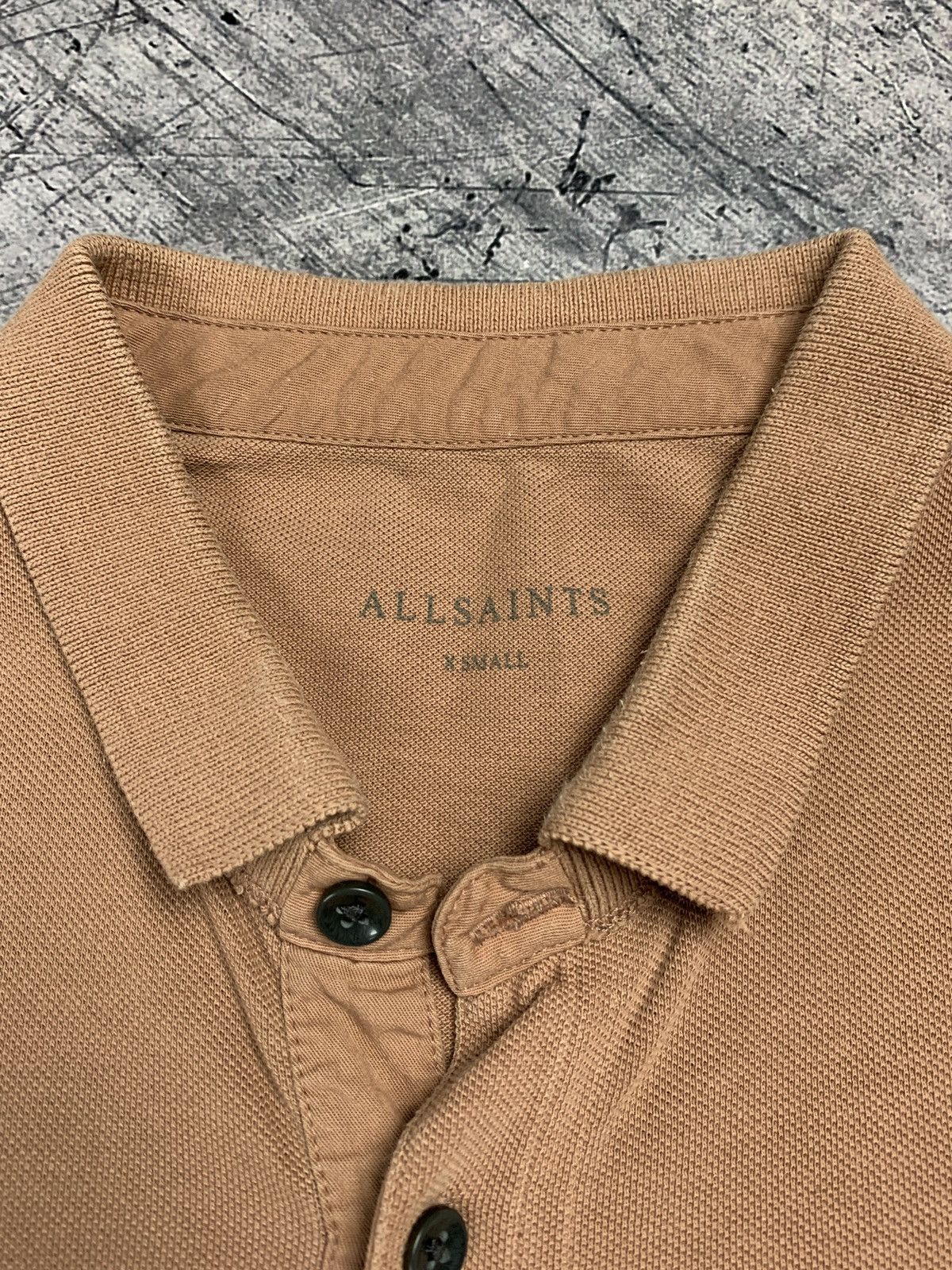 Allsaints Allsaints Reform Polo Shirt Buttons Up embroidered logo y2k Size US XS / EU 42 / 0 - 5 Thumbnail