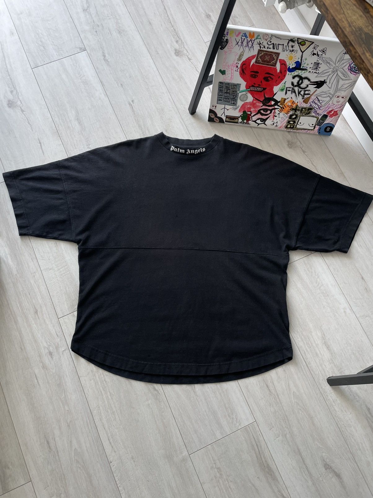 Palm Angels Palm Angels Black T-Shirt Big Logo Size US M / EU 48-50 / 2 - 2 Thumbnail