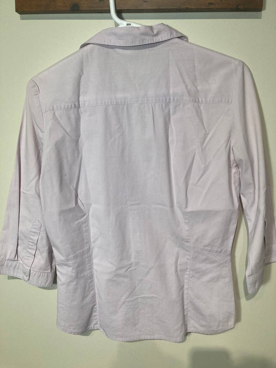 Zara Lilac Cotton Shirt Size S / US 4 / IT 40 - 6 Thumbnail