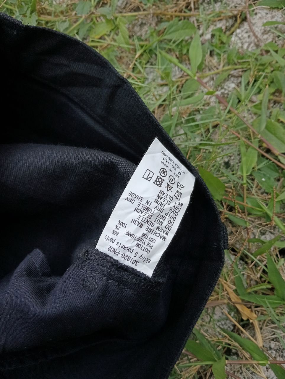Japanese Brand Son Of The Cheese Japan 5 Pocket Black Jeans Size US 31 - 9 Thumbnail