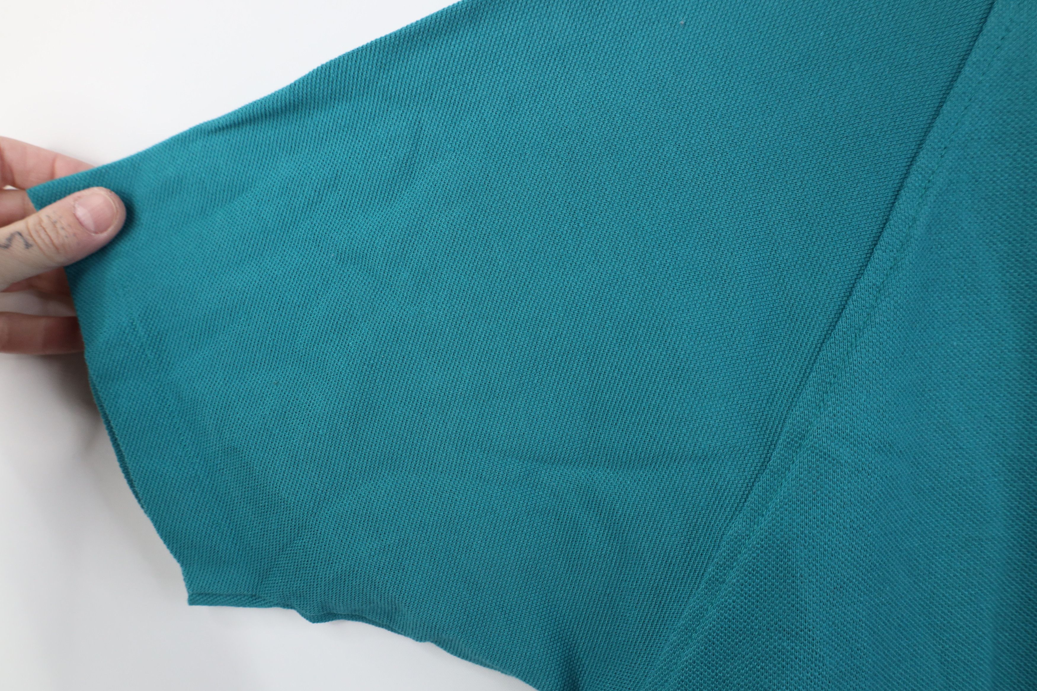 Vintage Vintage 90s Streetwear Short Sleeve Henley T-Shirt Teal USA Size US M / EU 48-50 / 2 - 6 Thumbnail