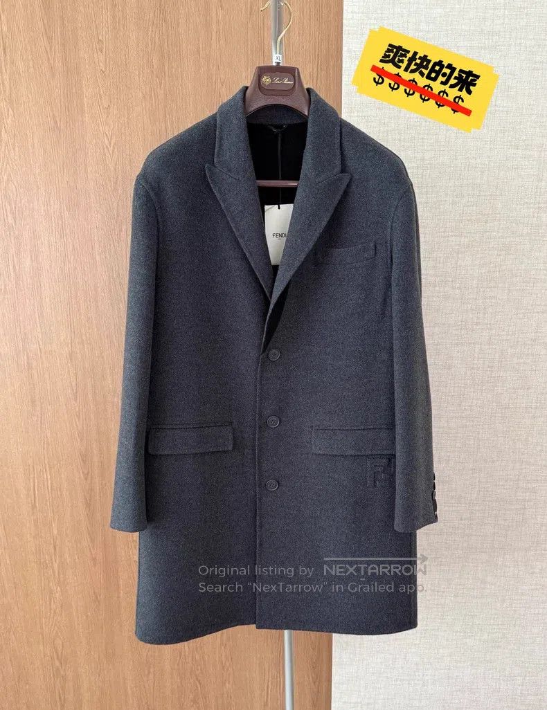 Fendi Fendi Autumn Winter Double-Faced Cashmere Coat Size US M / EU 48-50 / 2 - 1 Thumbnail