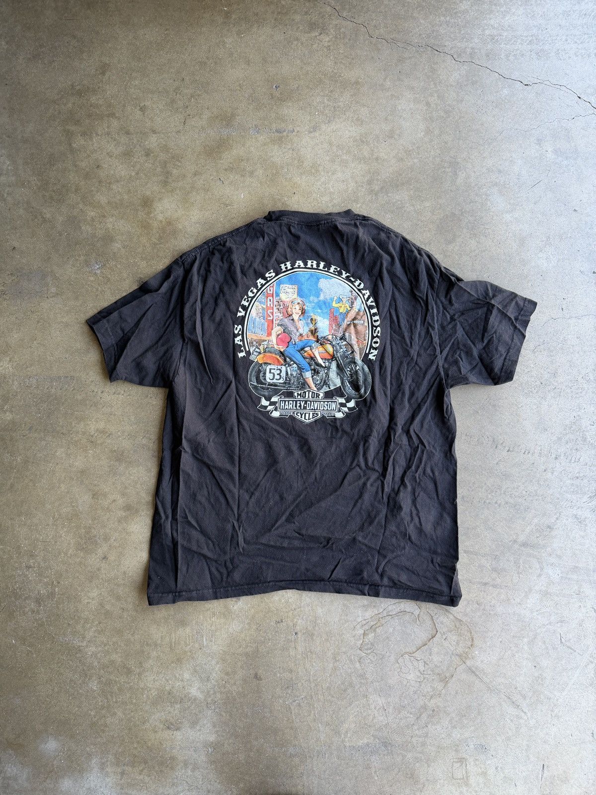 Harley Davidson Harley Davidson - Las Vegas Tee Size US XL / EU 56 / 4 - 2 Thumbnail