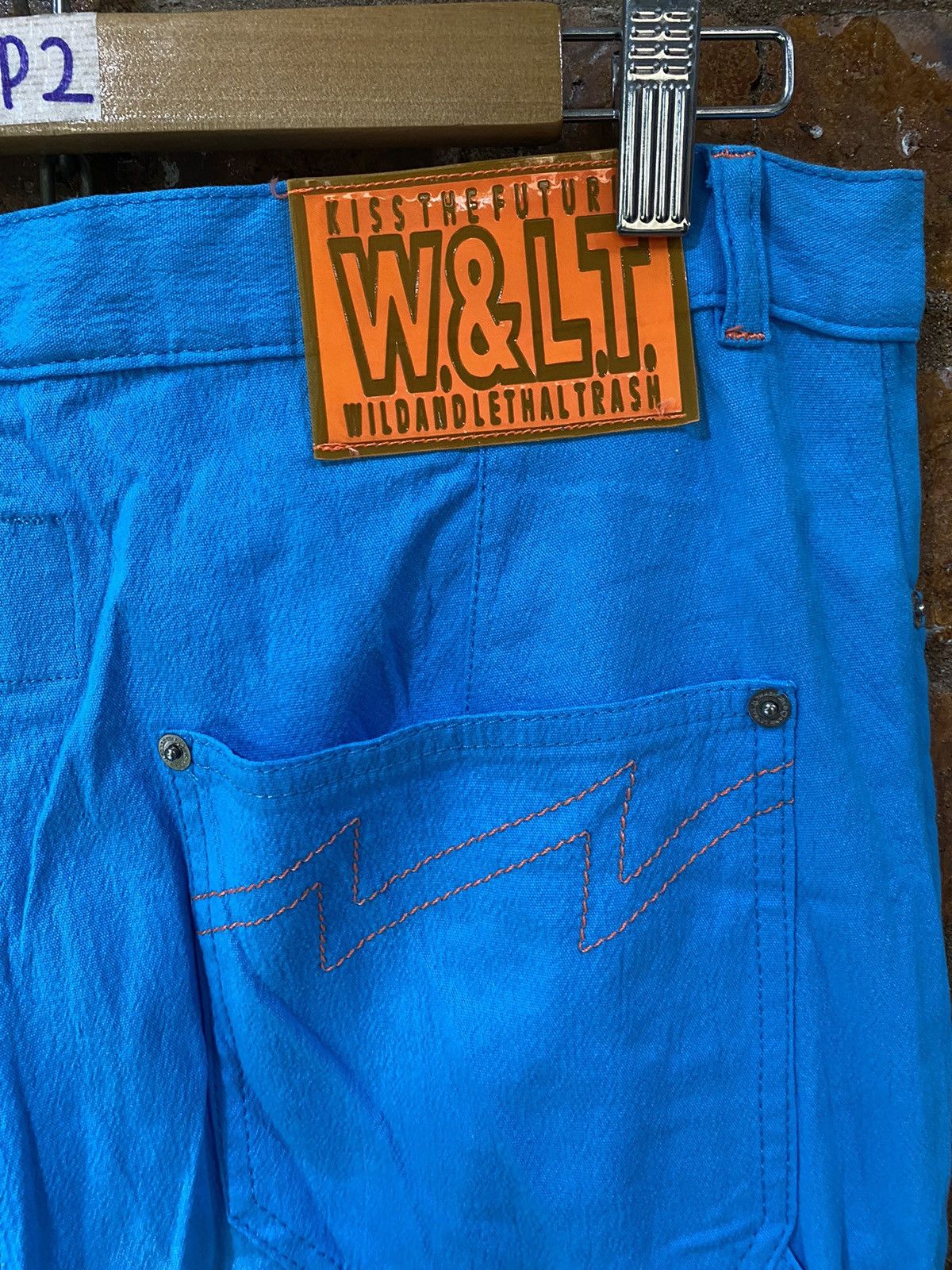W&LT × Walter Van Beirendonck 1990s W&LT Hem Pocket carpenter light cargo pop pant Size US 33 - 13 Thumbnail