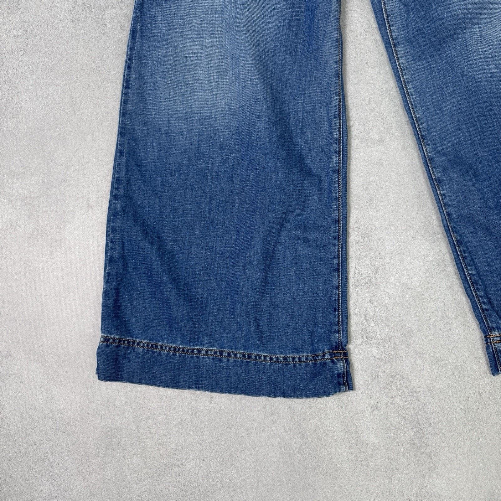 Weekend Max Mara Weekend Max Mara Flared Jeans mit 5-Pocket Size US 10 Blue Size 32" / US 10 / IT 46 - 8 Thumbnail